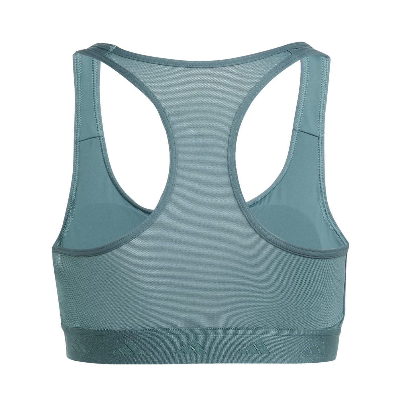 adidas Scoop Neck Compression Sports Bra