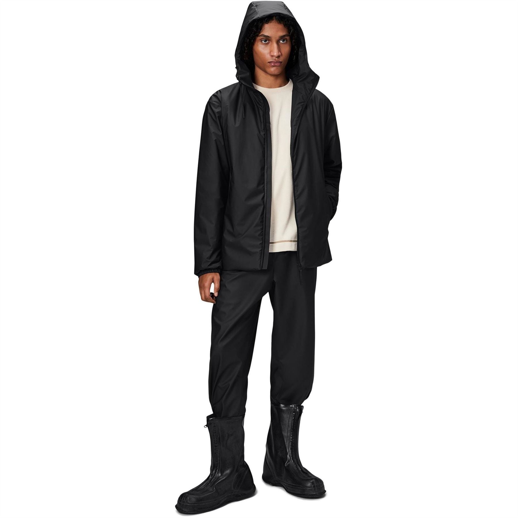 Rains Lohja Insulated Waterproof Hooded Rain Anorak