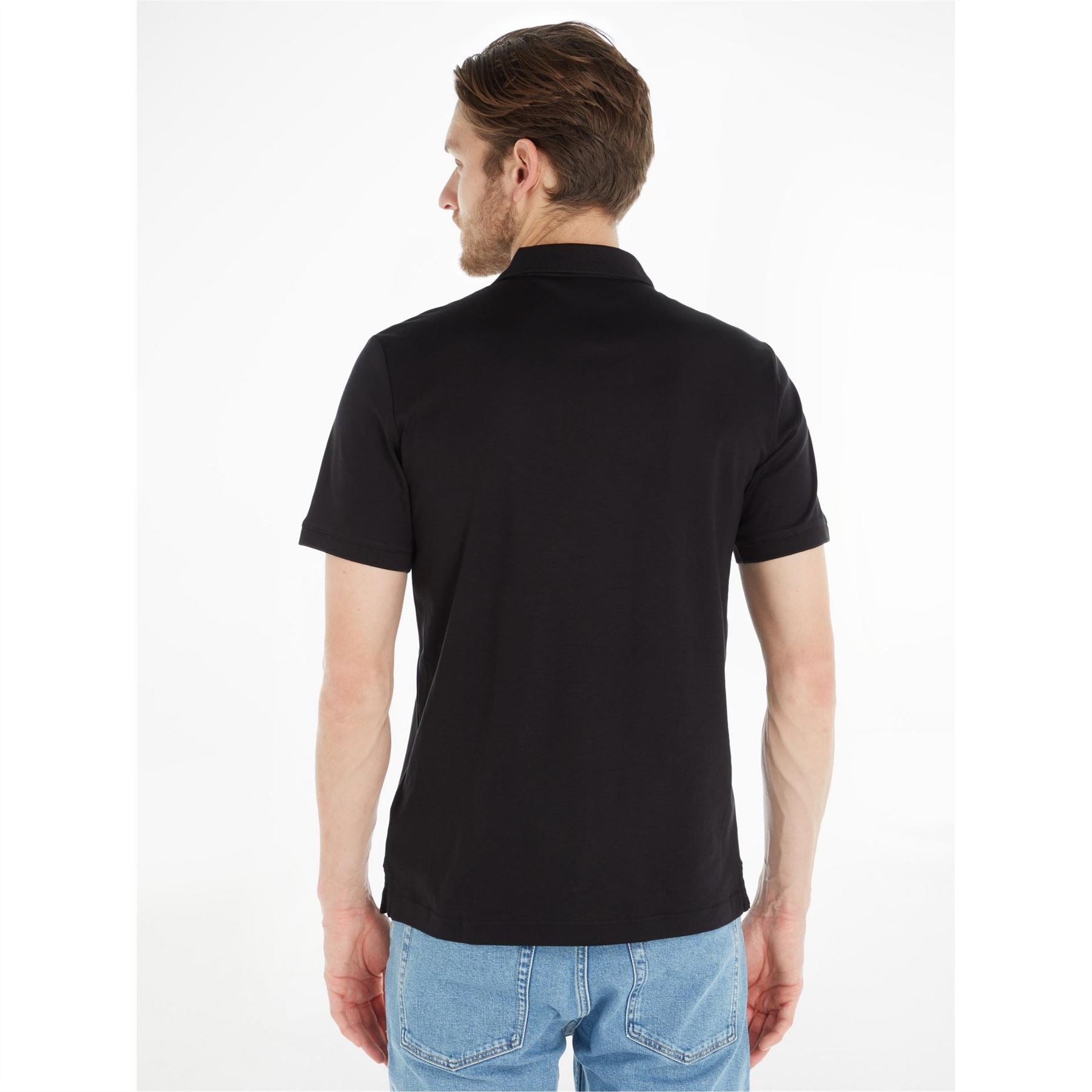 Calvin Klein Liquid Touch Slim Short Sleeve Polo Shirt