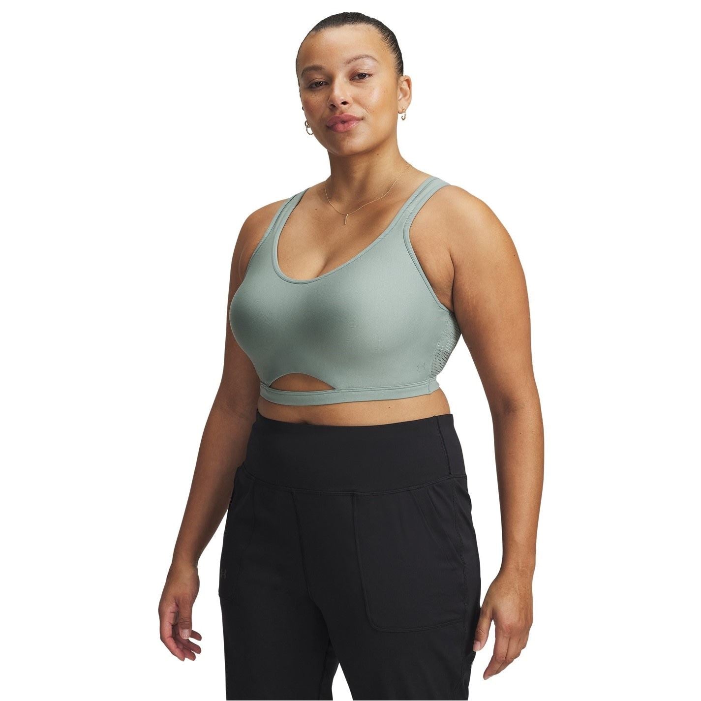 Under Armour Infinity Scoop Neck Spaghetti Strap Sports Bra