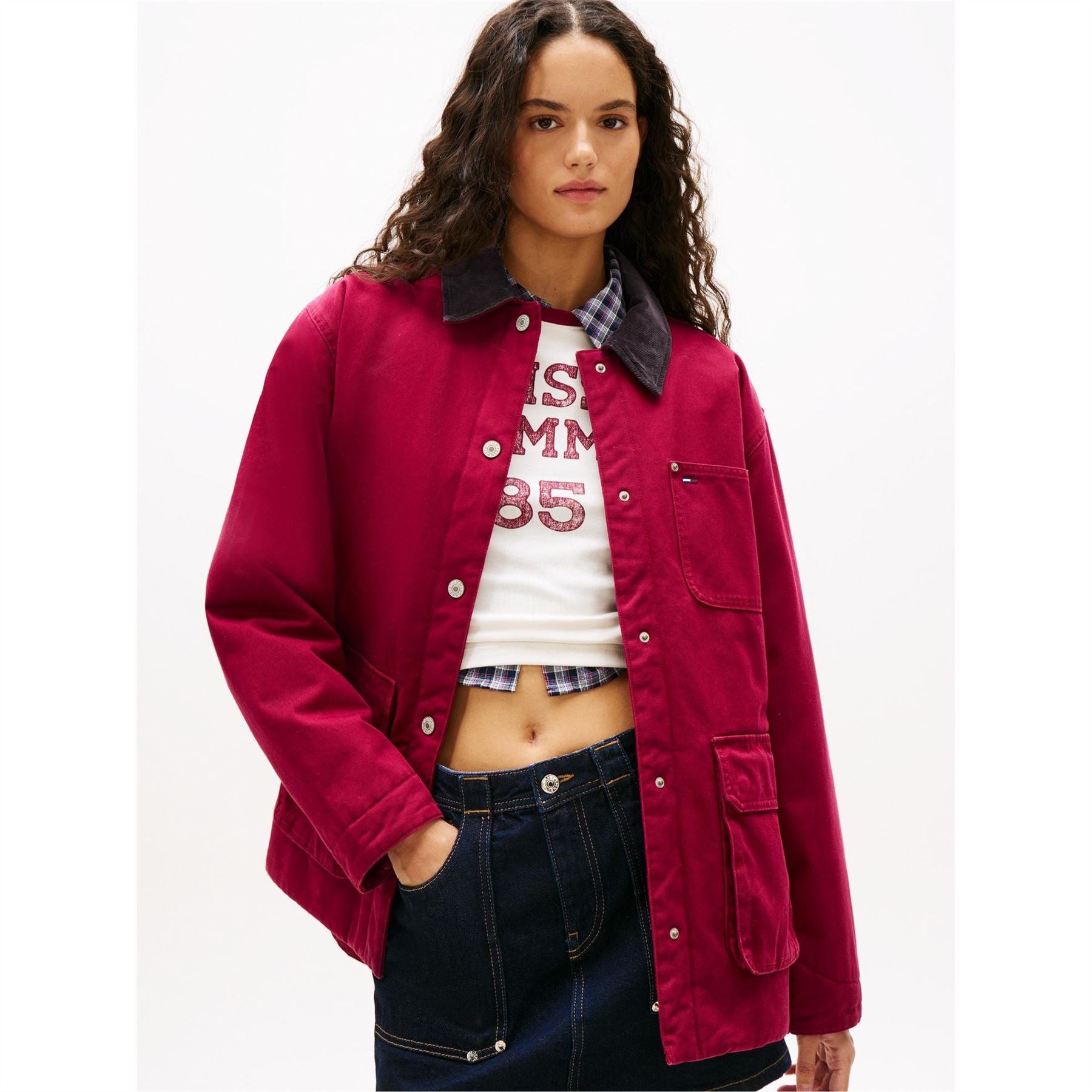 Tommy Jeans Twill Cord Barn Jacket