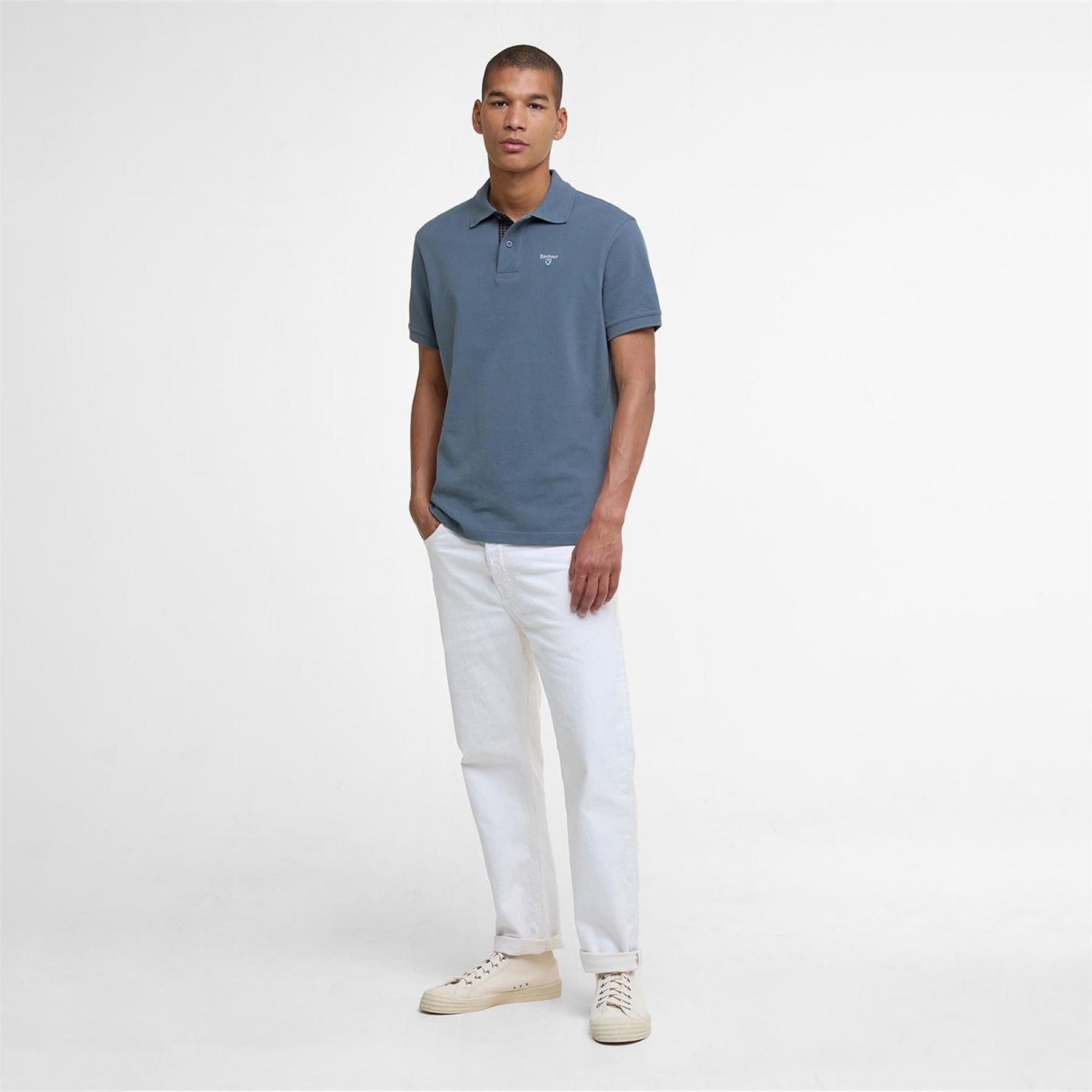 Barbour Tartan Pique Polo Shirt