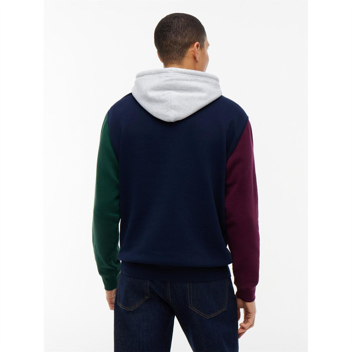 Tommy Jeans Badge Cotton Over The Head Hoodie