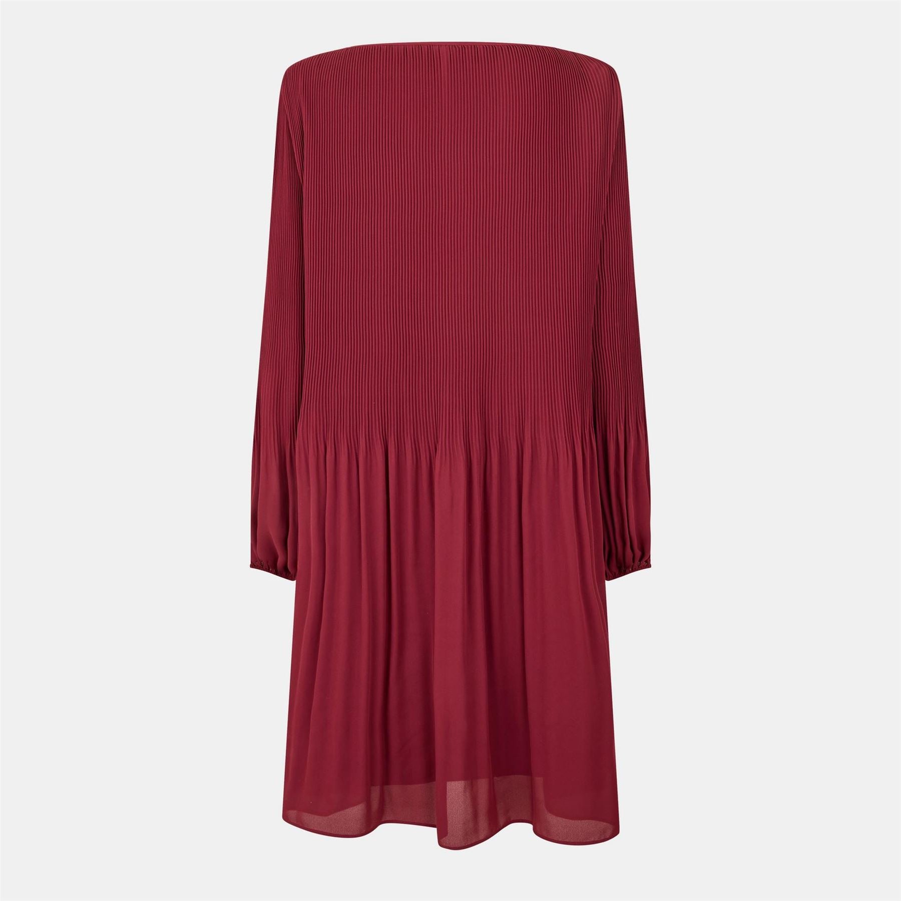 Boss Dasie Crew Neck Long Sleeve Knee Length Dress