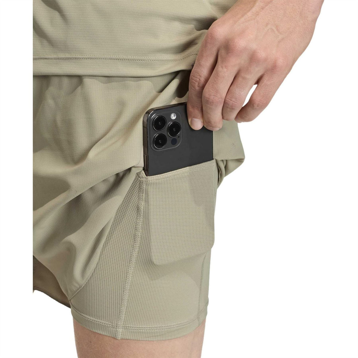 adidas 365 2 in 1 Athletic Shorts with Elasticated Waistband