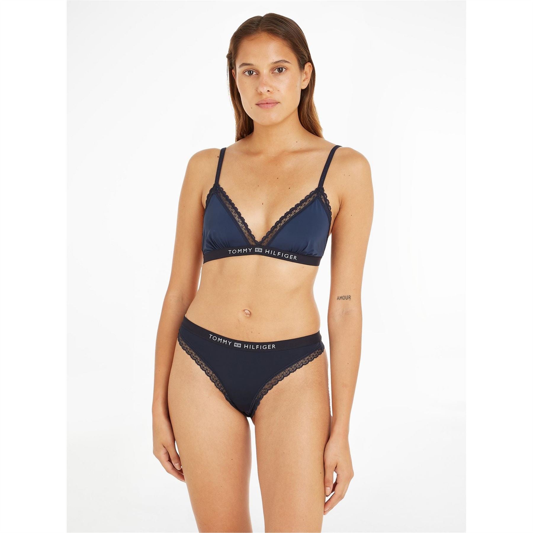 Tommy Hilfiger Logo Embellish Thong