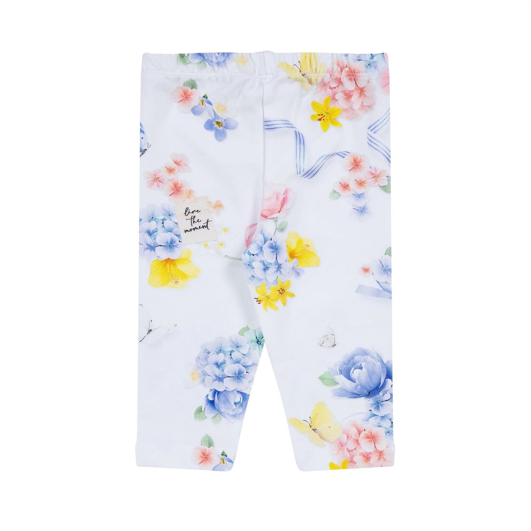LAPIN HOUSE Crew Neck Ruffle Sleeve T-Shirt Legging Suit