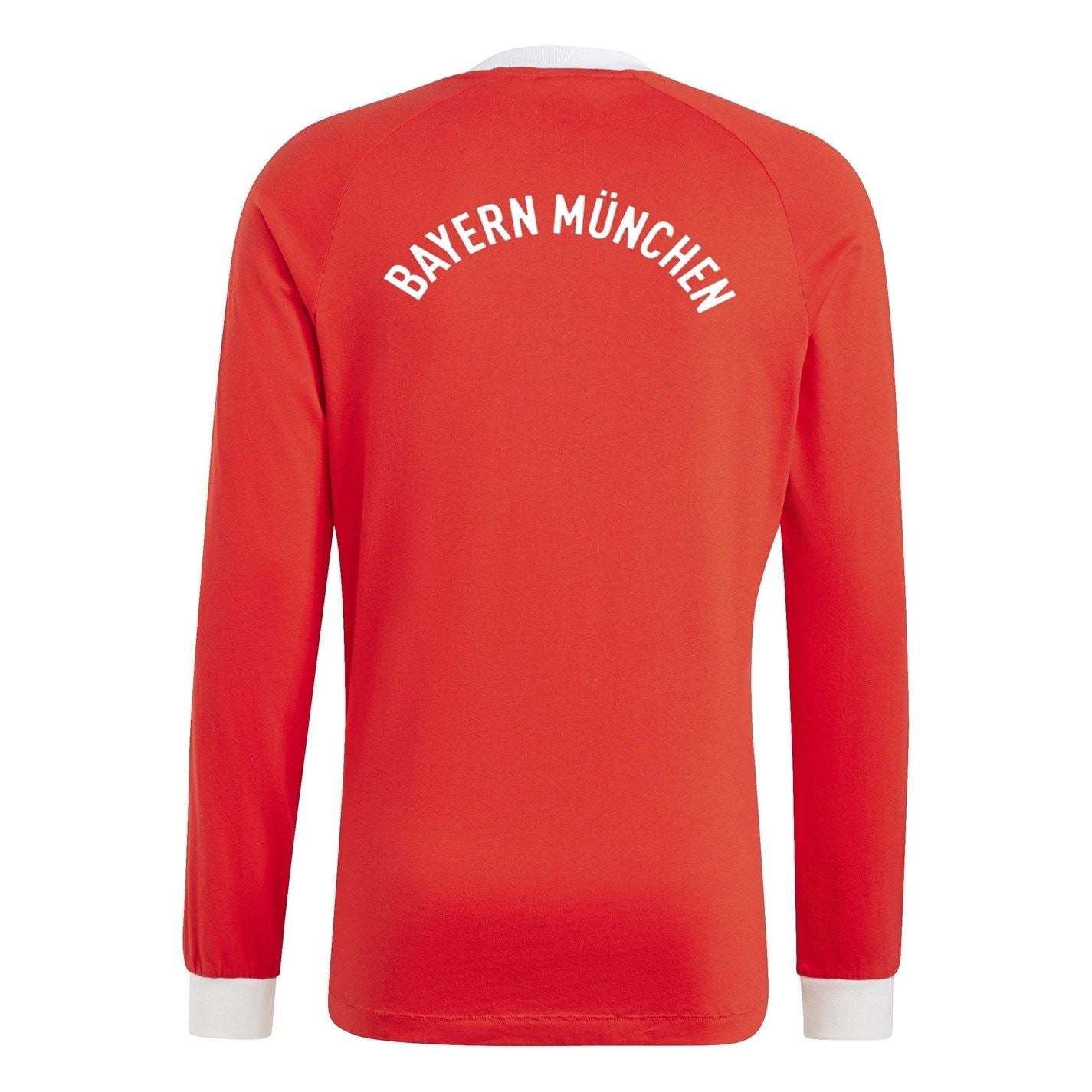 adidas Bayern Originals 70s Long Sleeve Shirt Adults