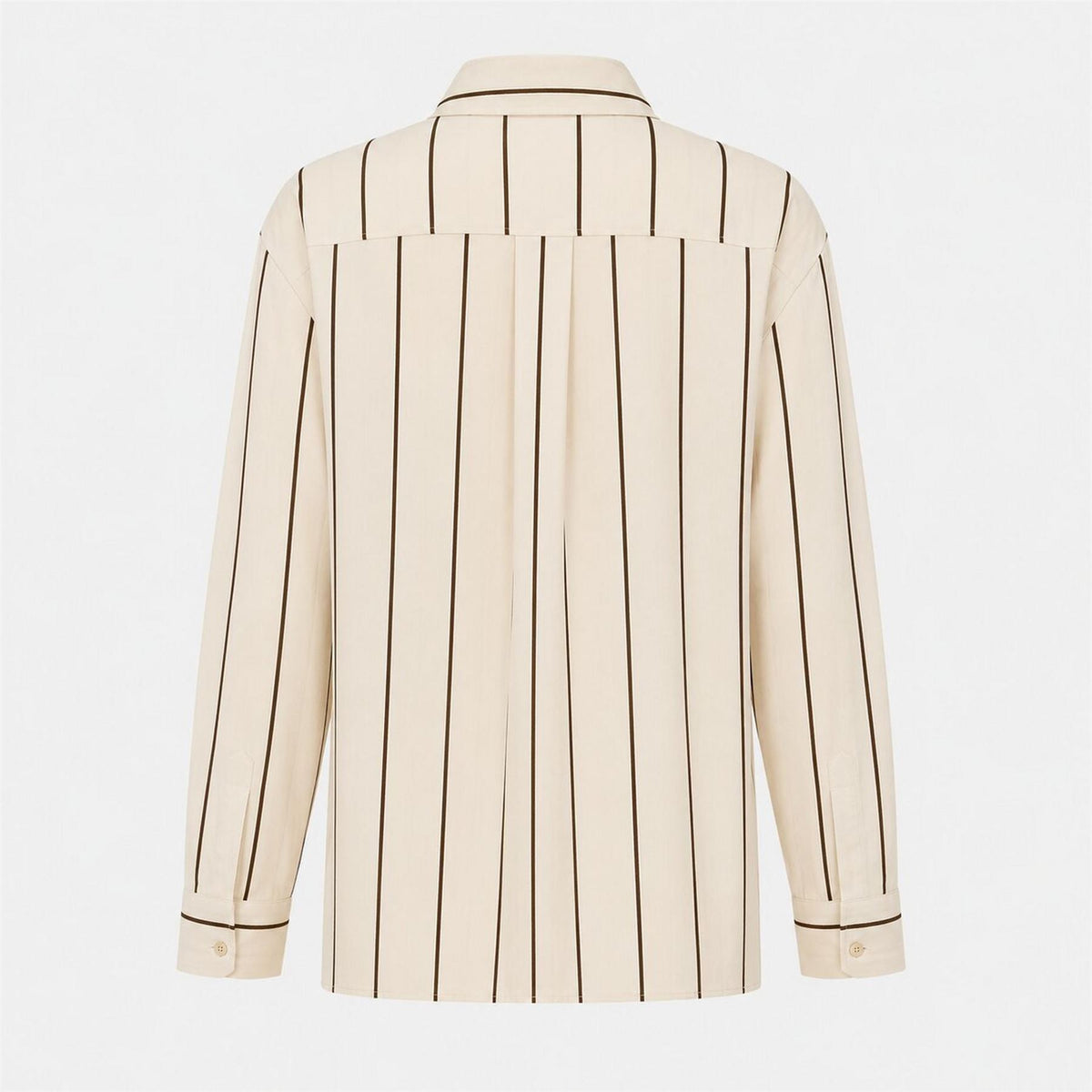 I Saw It First Striped Poplin Oversized Shirt