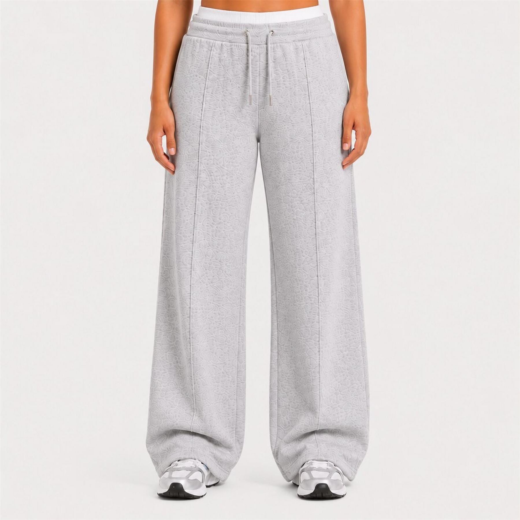 I Saw It First Waistband Wide Leg Jogger