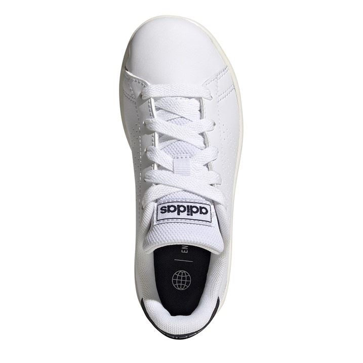 adidas Advantage K Lace Up Low Top Sneakers