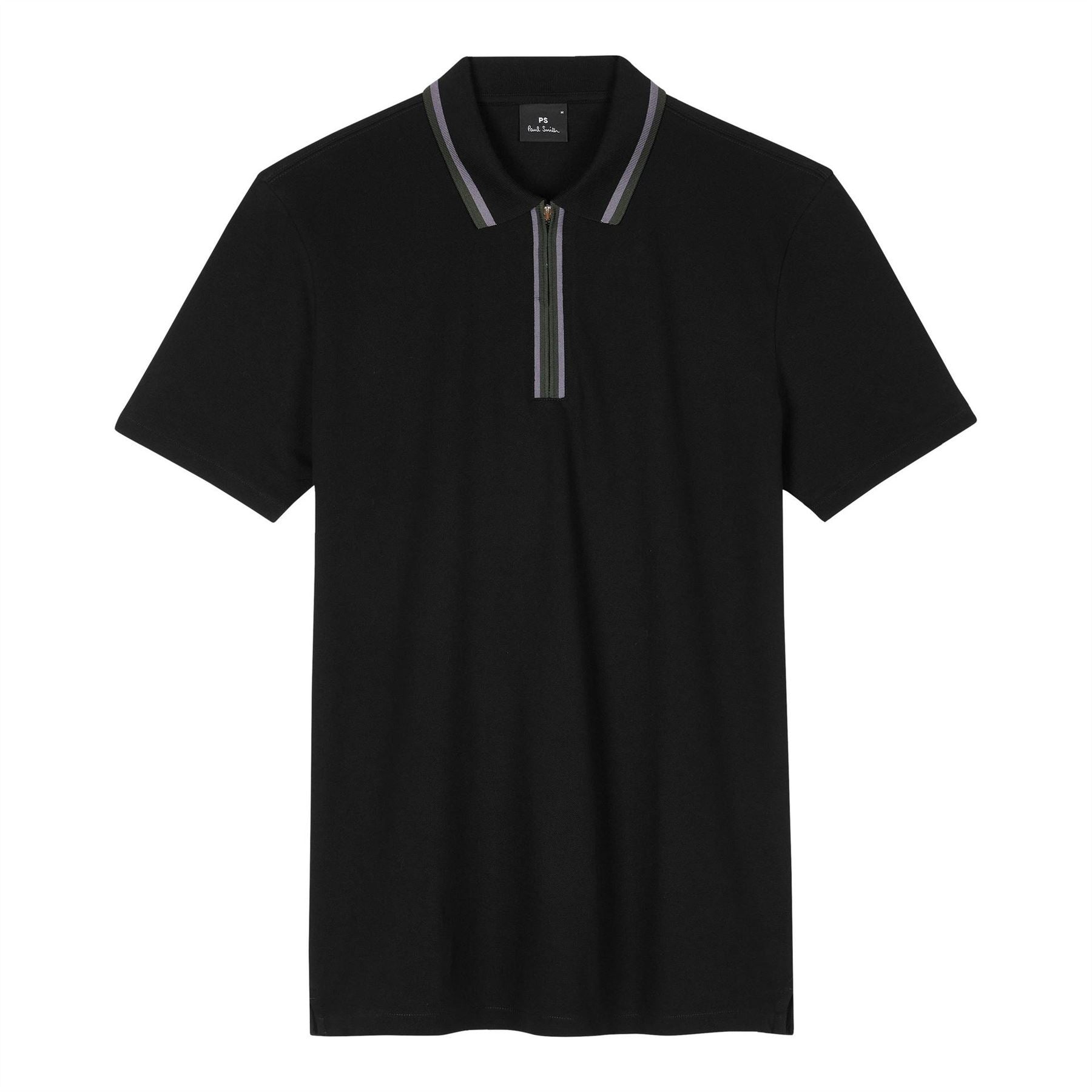 PS Paul Smith Zipped Short Sleeve Polo Shirt