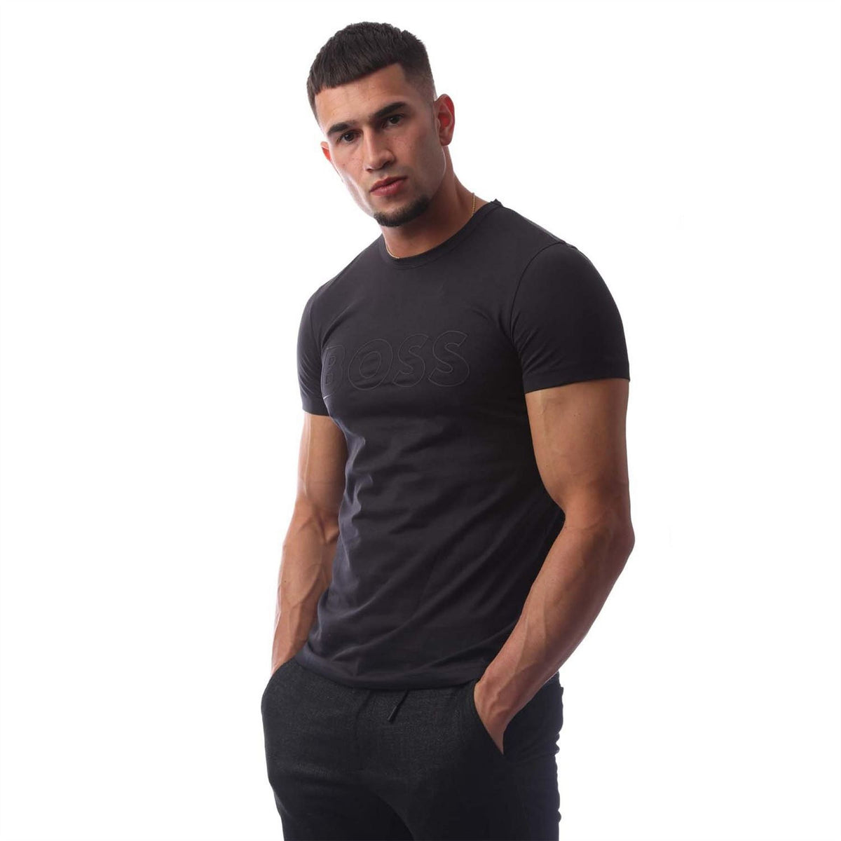 Boss Crew Neck Short Sleeve Regular Fit T-Shirt