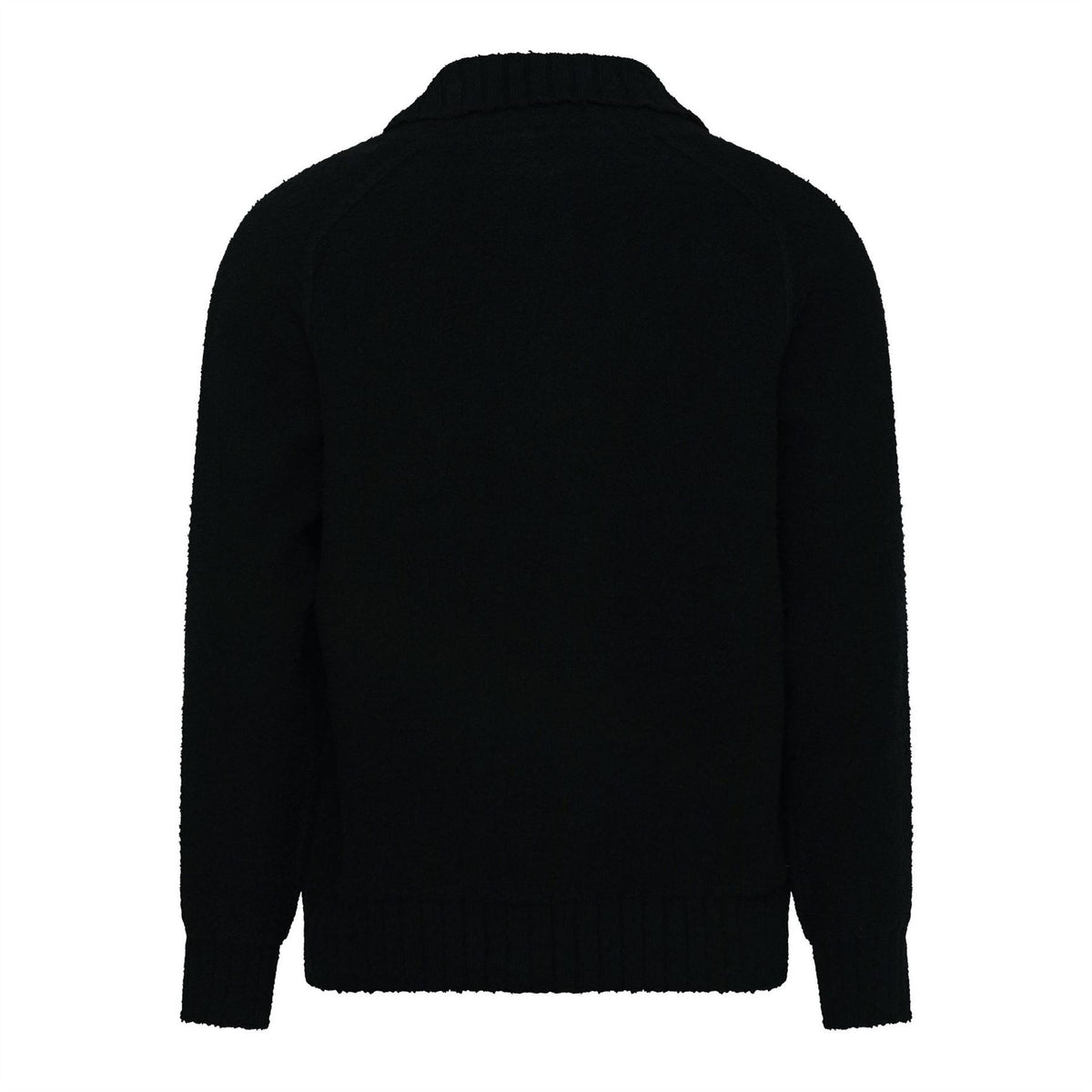Hugo Collared Neck Shirt Collar Button Placket Sweater