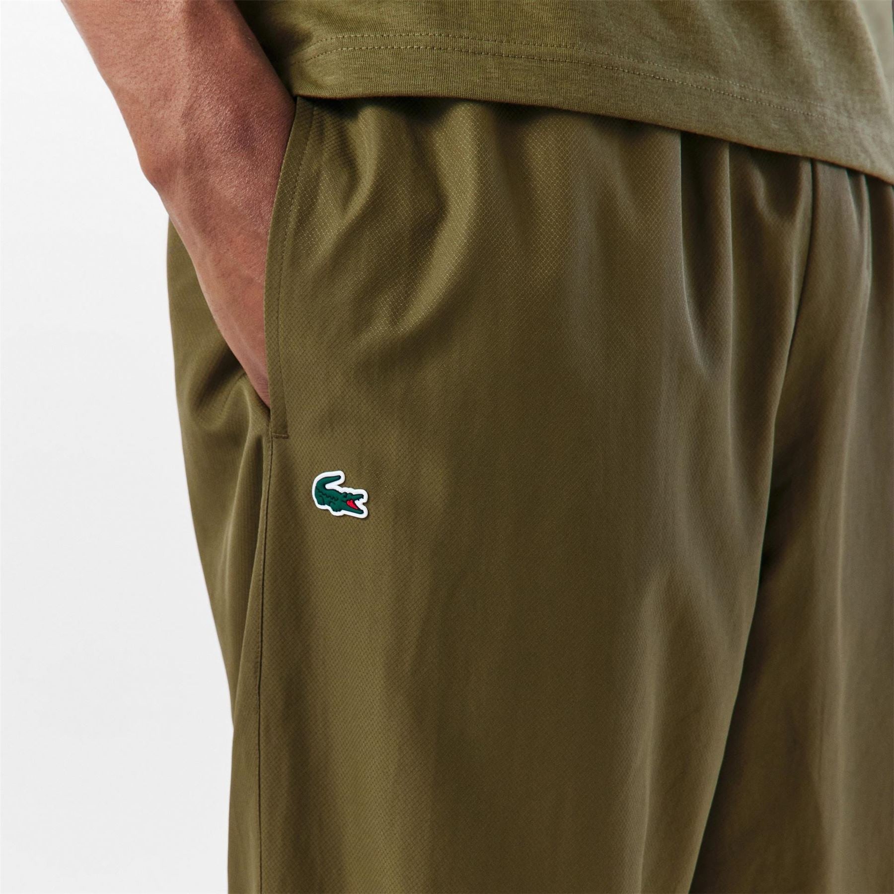 Lacoste Taffeta Closed Hem Tracksuit Bottoms