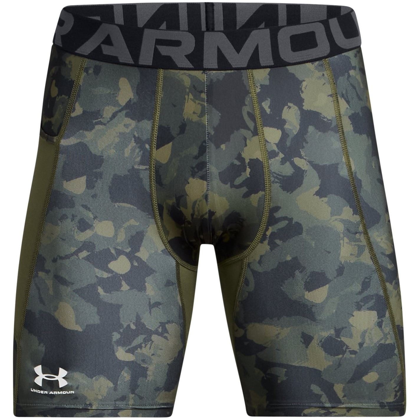 Under Armour Mens Armour Ua Hg Prtd Comp Sts Gym Shorts