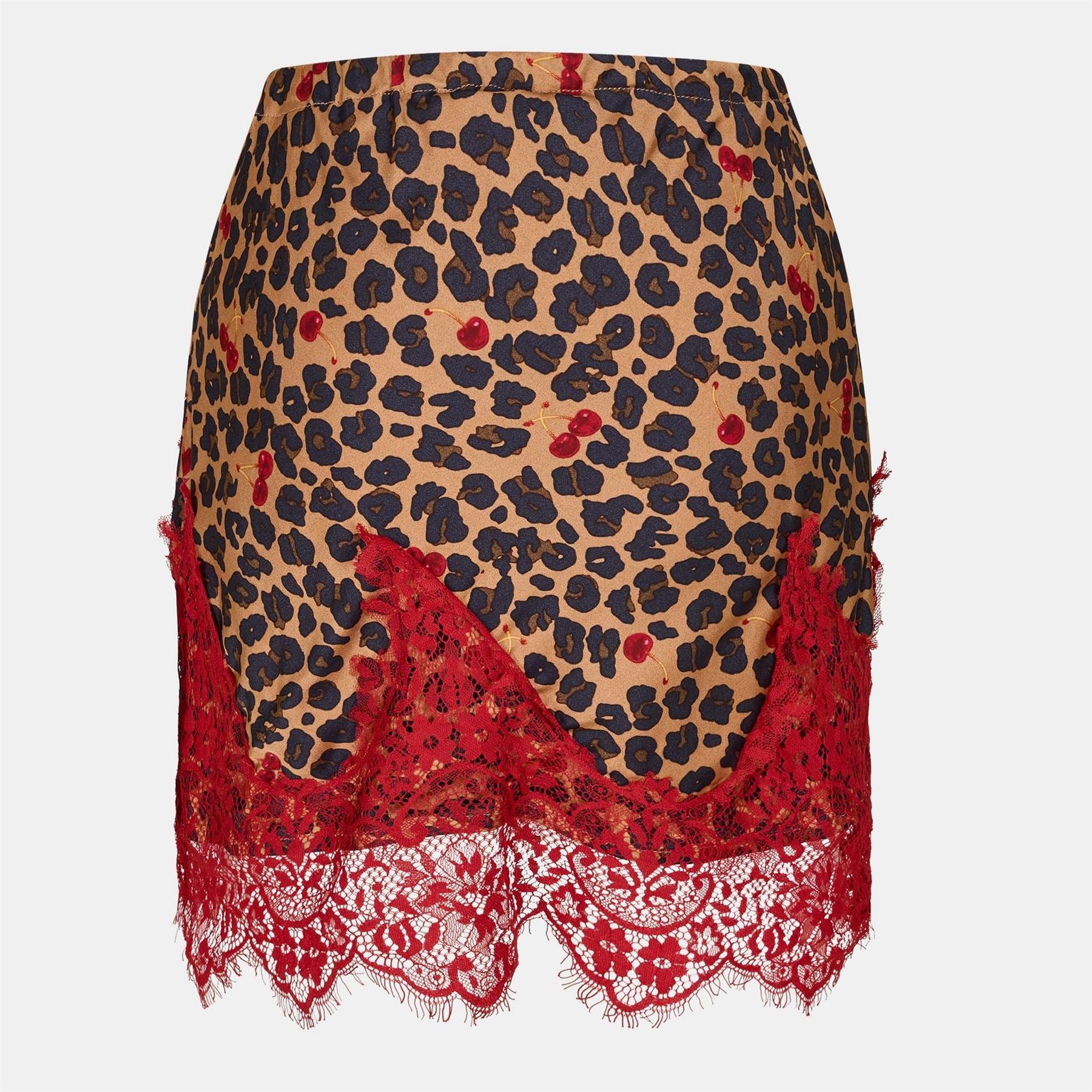 Never Fully Dressed Maeva Mini Leopard Patterned Pencil Skirt