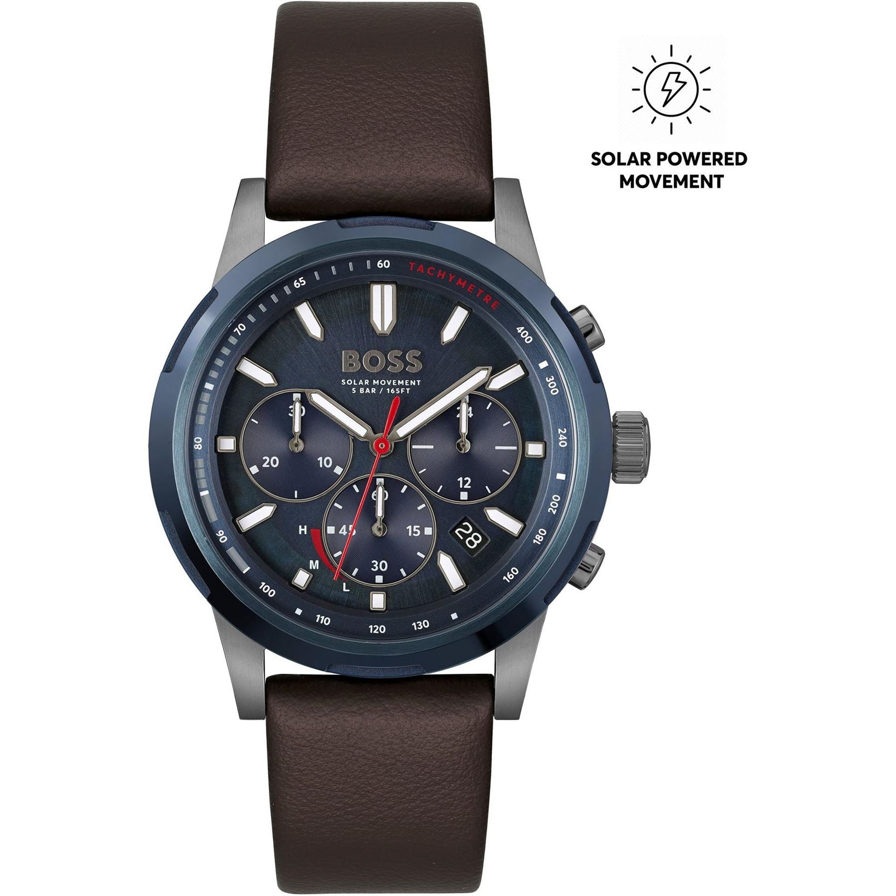 Boss Solgrade Solar Powered Chronograph 44mm Analogue Quartz Watch