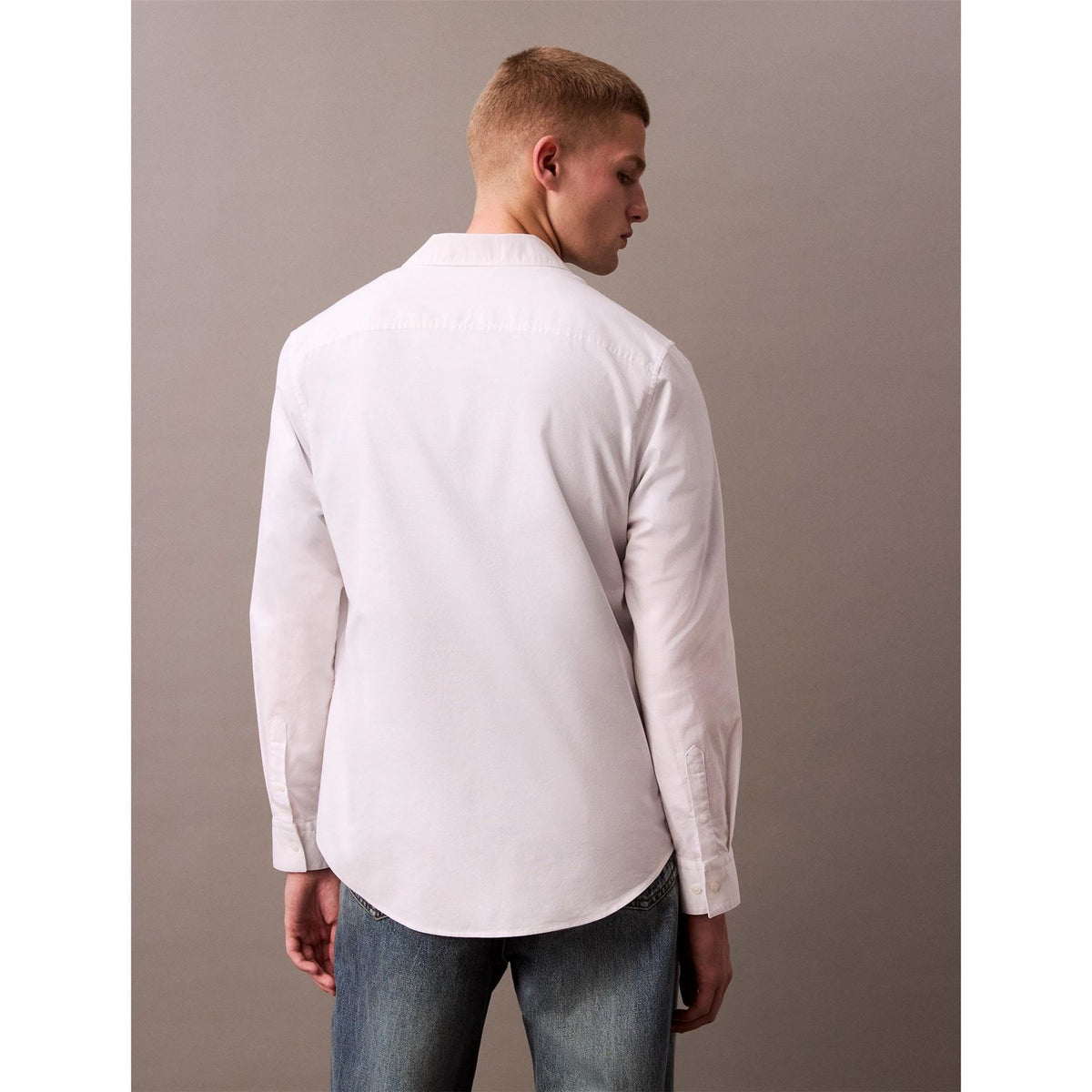 Calvin Klein Jeans Oxford Button Down Collar Long Sleeve Shirt