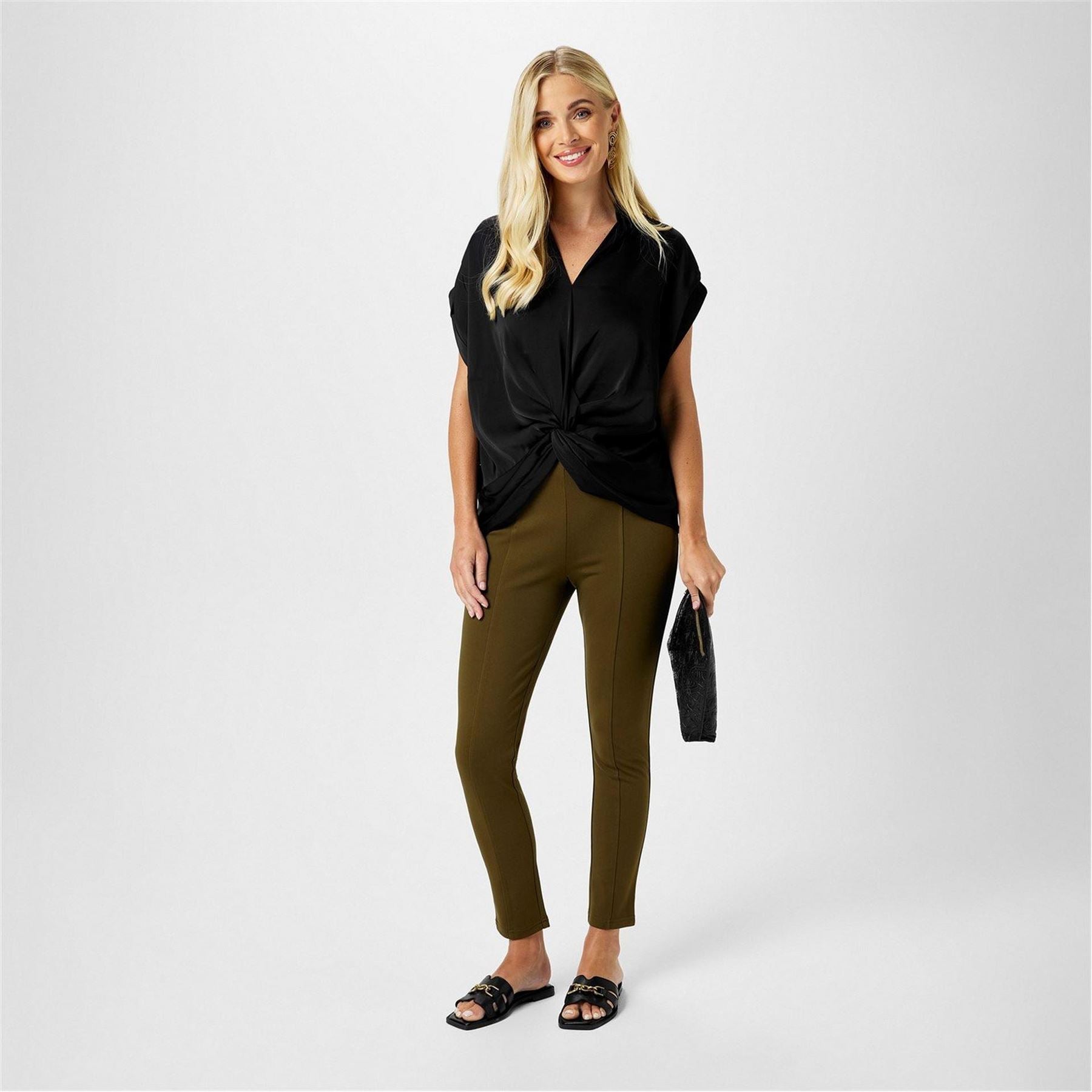 Biba Twist Hem Top