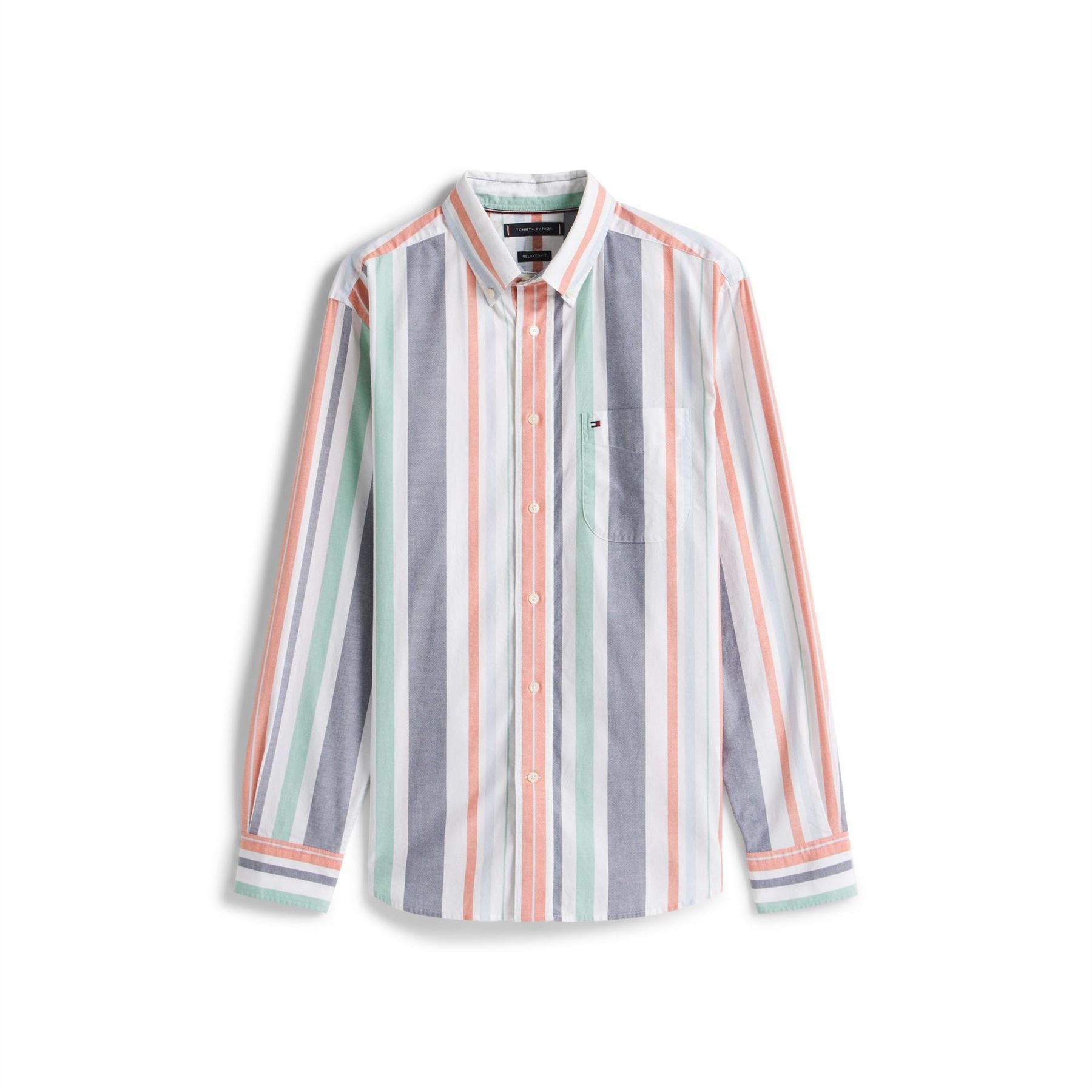 Tommy Hilfiger Regatta Stripe Long Sleeve Patterned Shirt