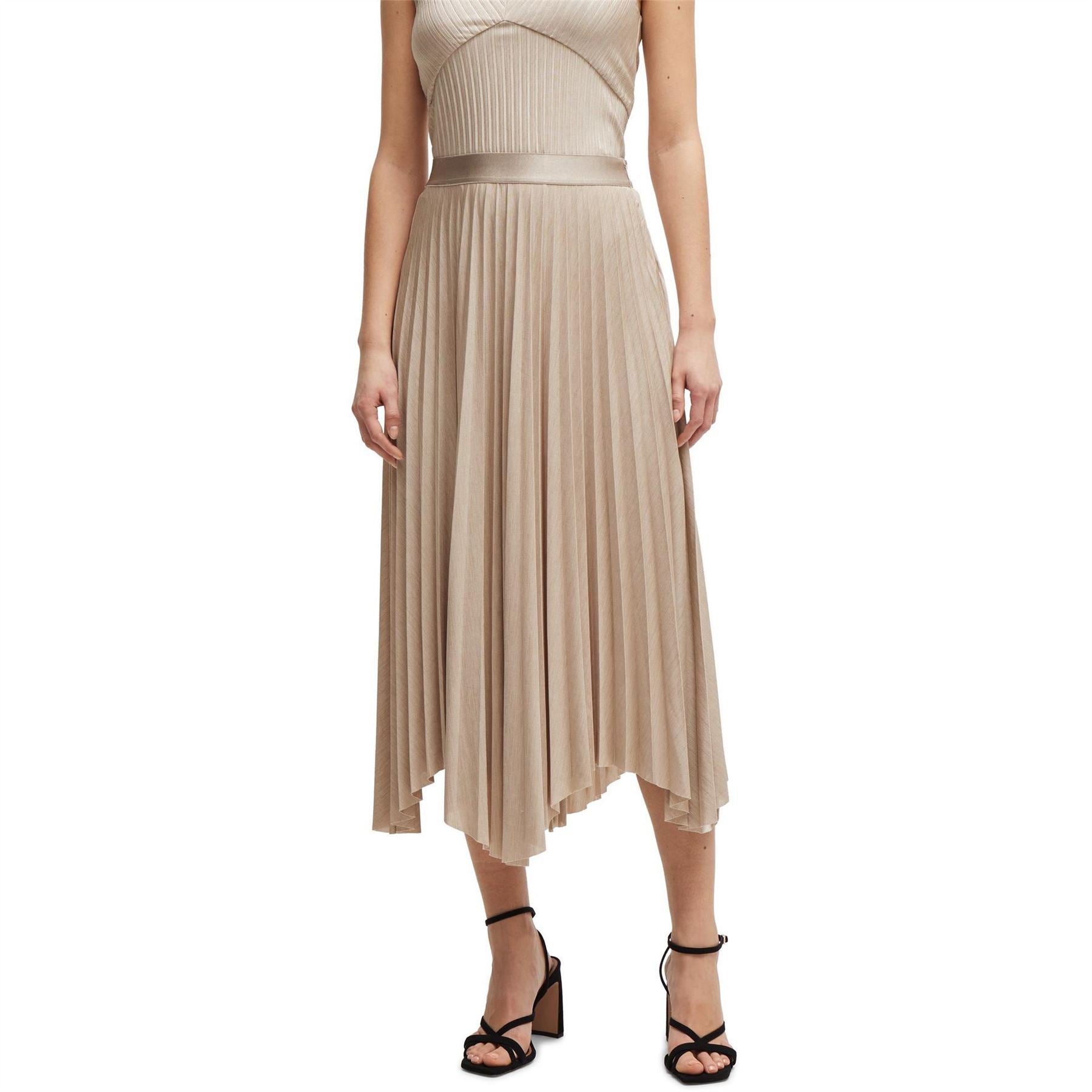 Boss Exala Maxi Asymmetrical Skirt