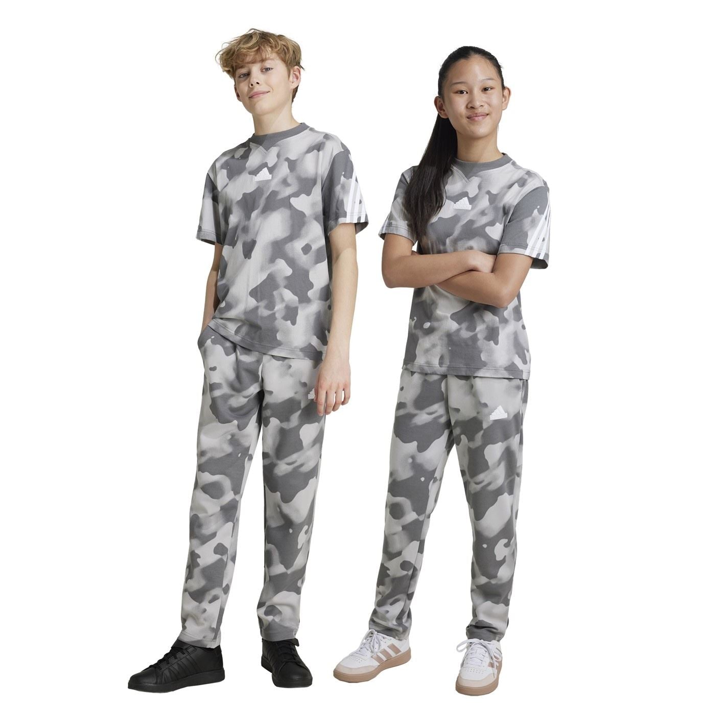 adidas Camo Patterned Closed Hem Joggers