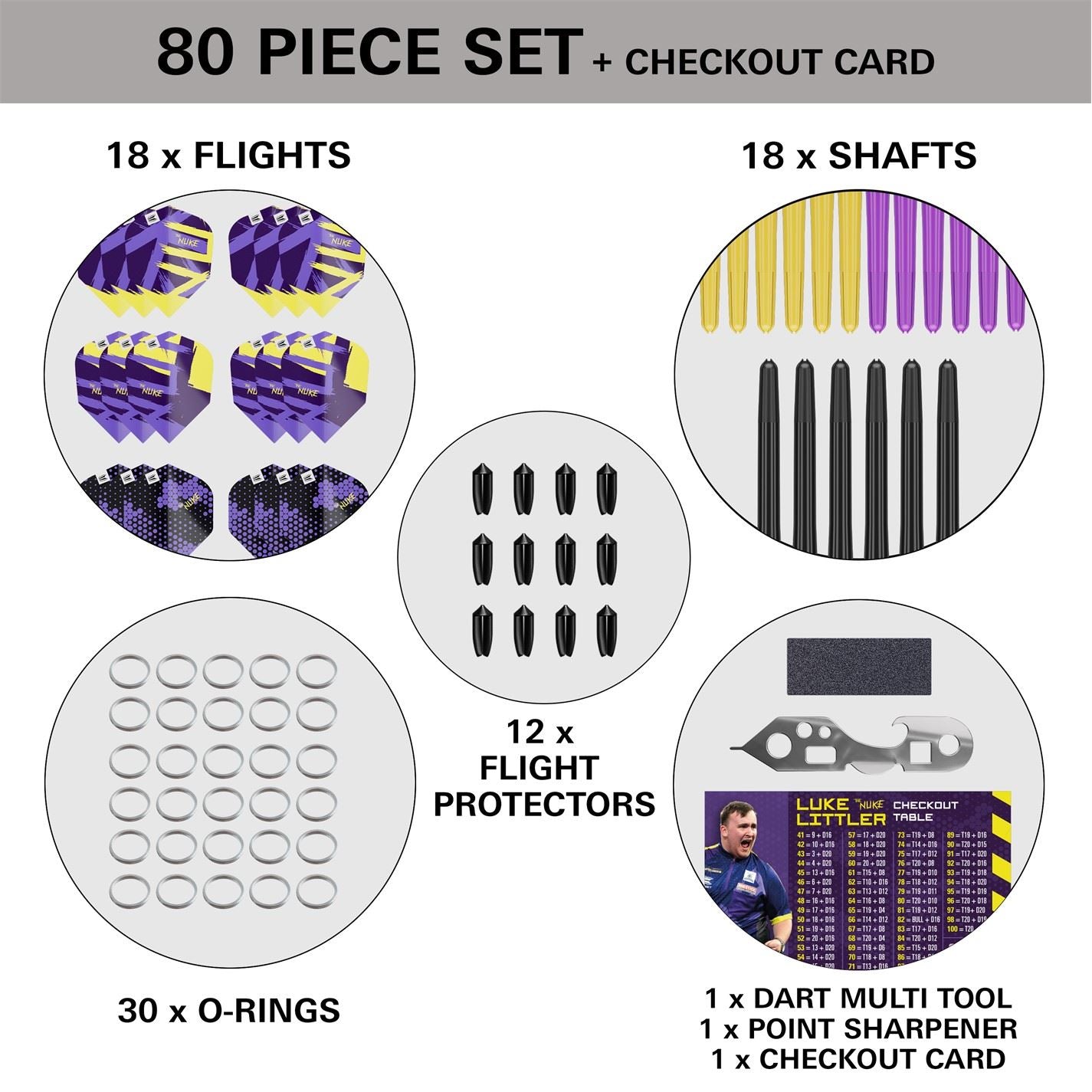 Target Darts Luke Littler Dart Accessories Kit
