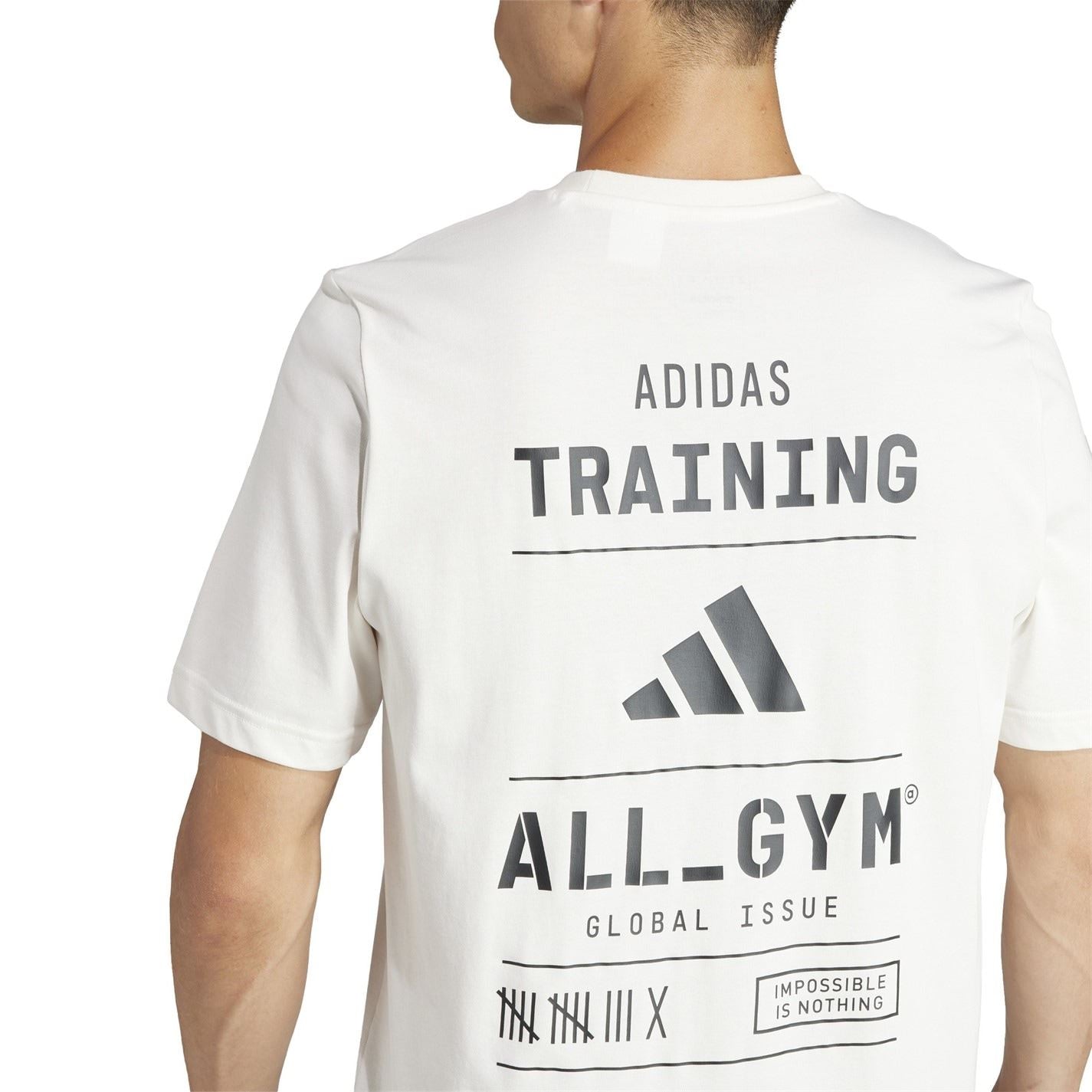 adidas Mens All Gym Category Graphic T-Shirt