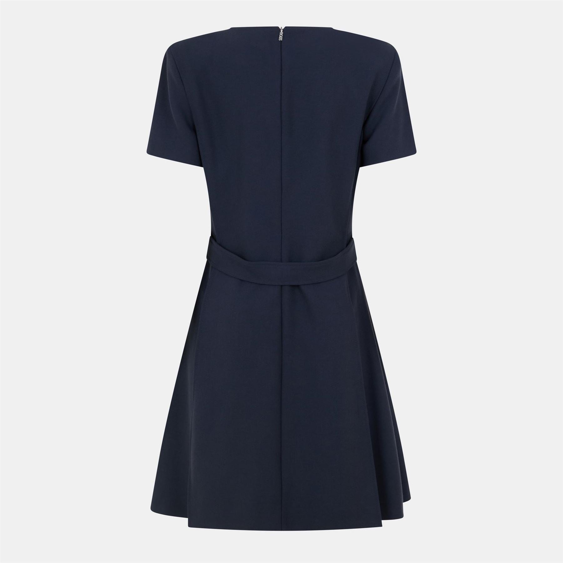 Boss Destena Crew Neck Knee Length A-Line Dress