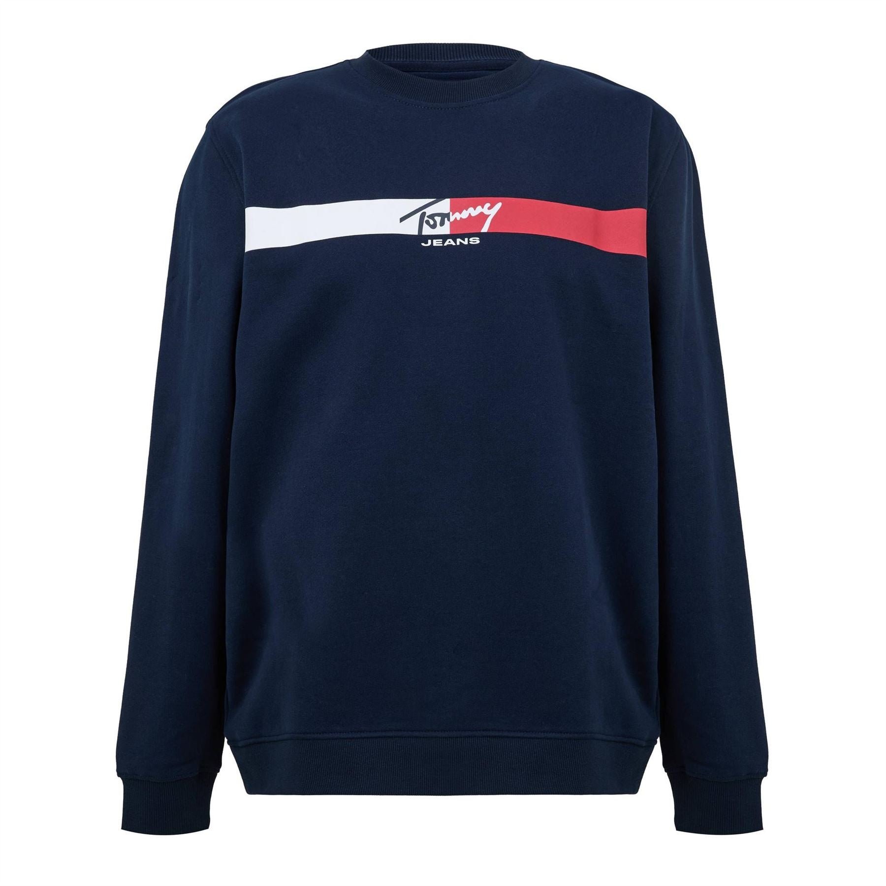 Tommy Jeans Regular Sign Crew Sweatshirt