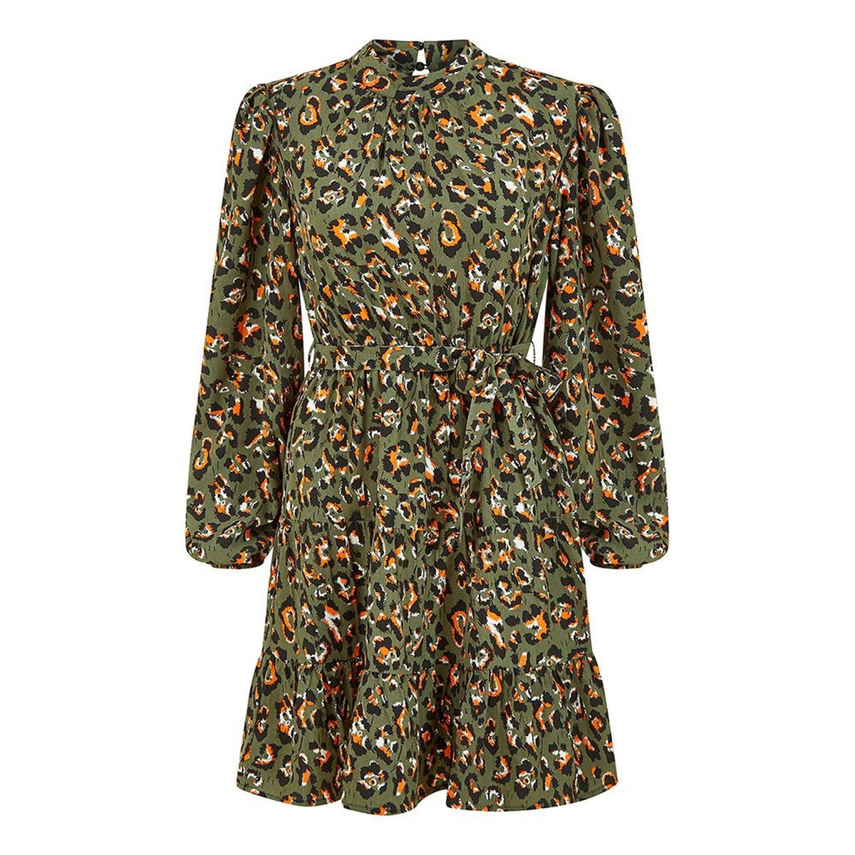 Mela London Animal Print Skater Dress