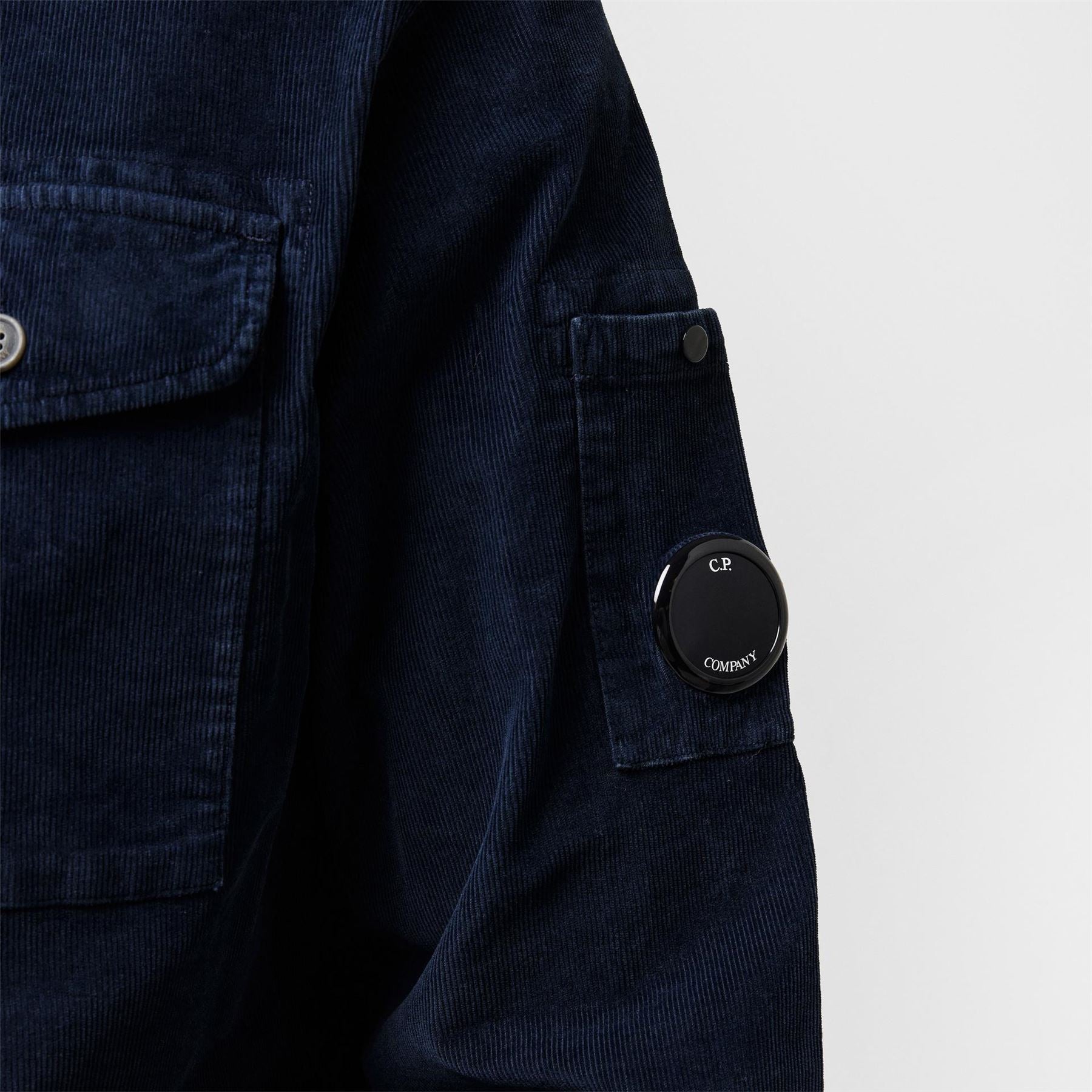 CP Company Lens Single Pocket Long Sleeve Corduroy Shirt