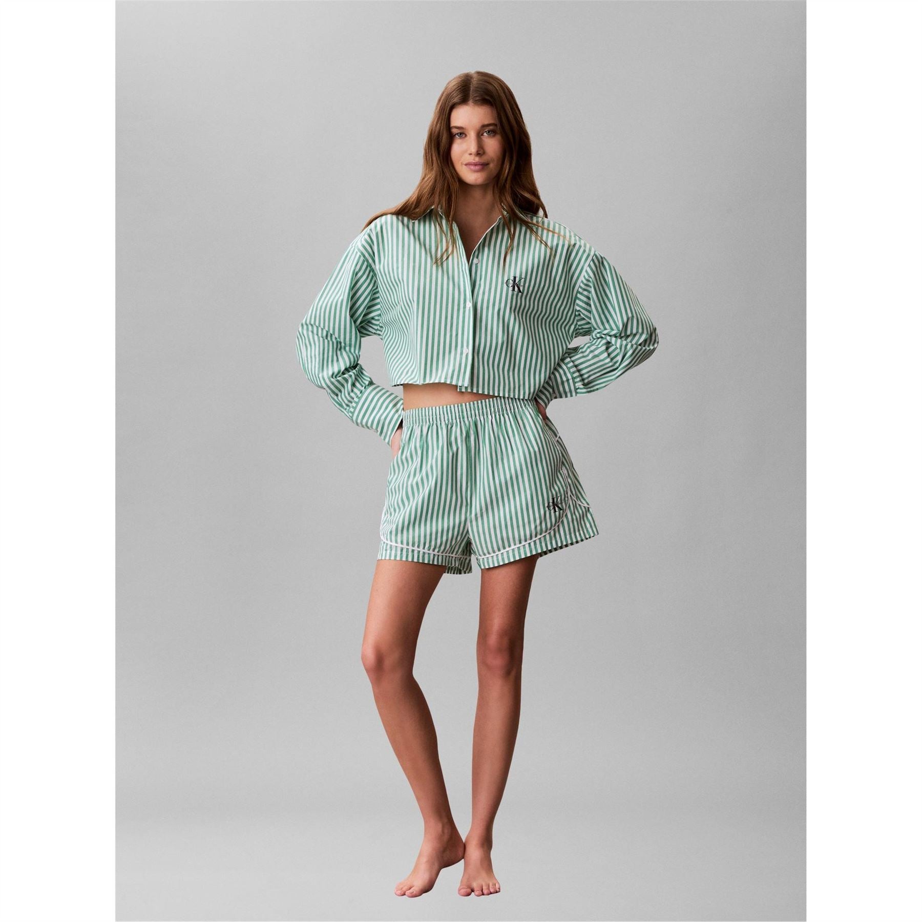 Calvin Klein Long Sleeve Patterned Shirt