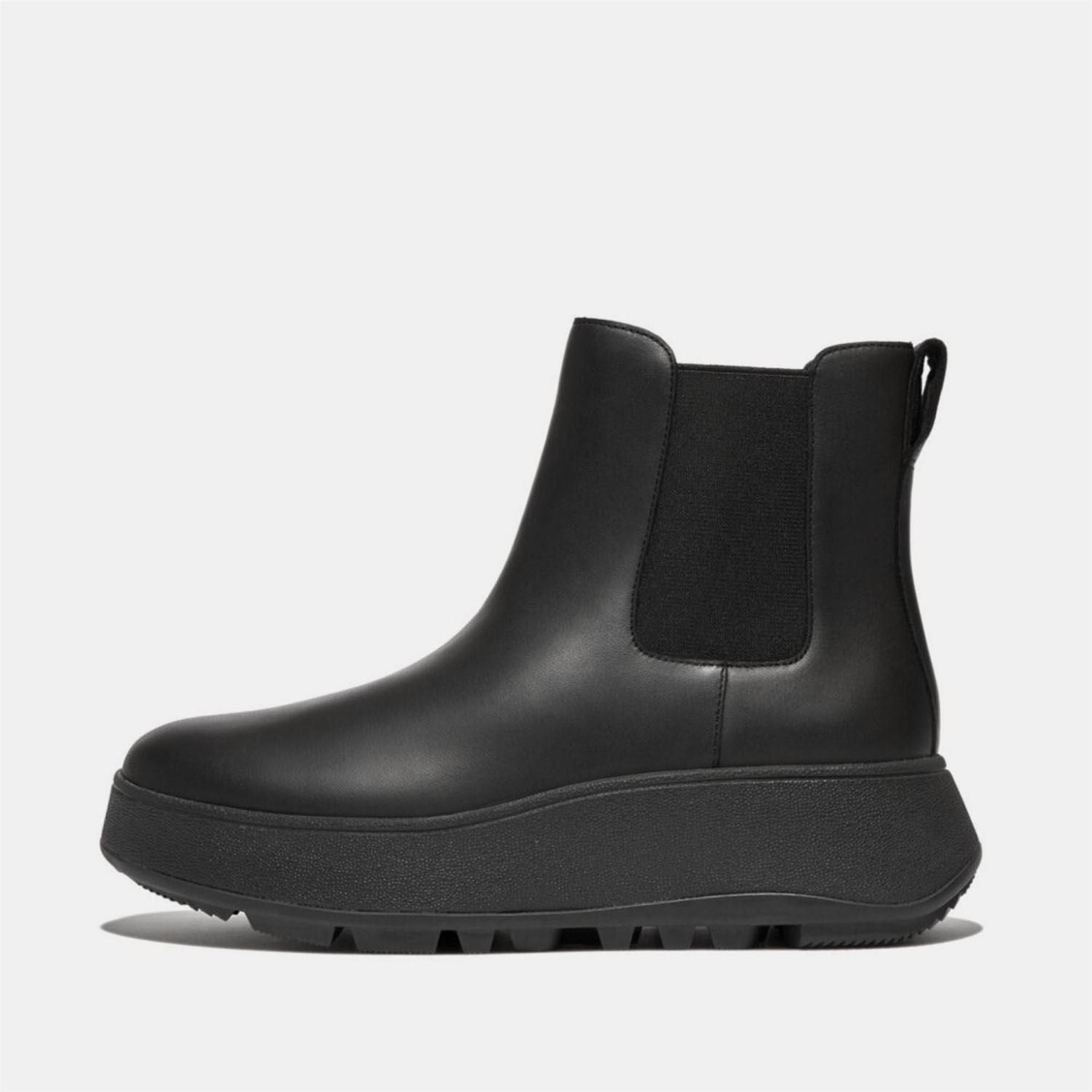 Fitflop Mode Waterproof Leather Flatform Chelsea Boots