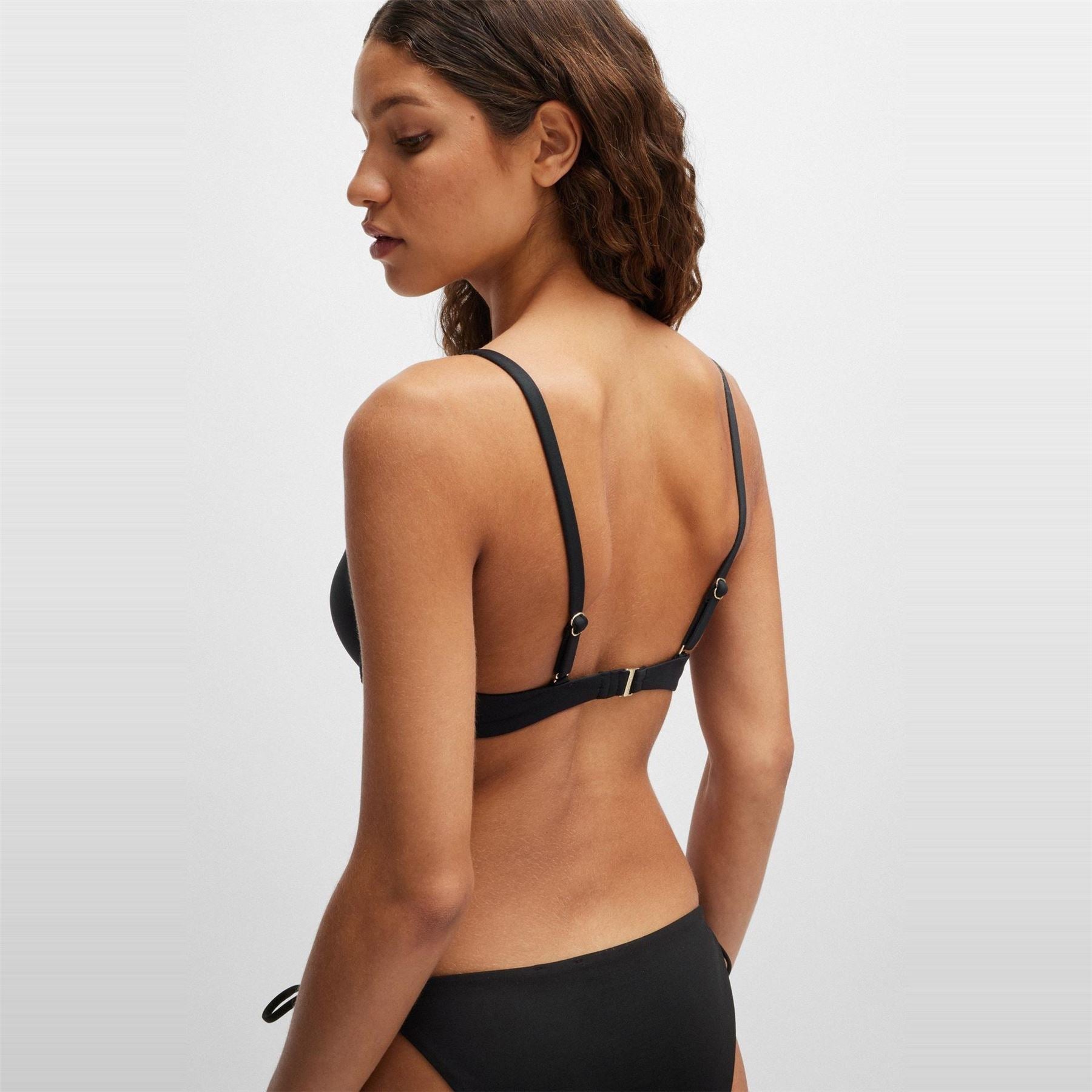 Boss Bella Solid Patterned Sports Bra