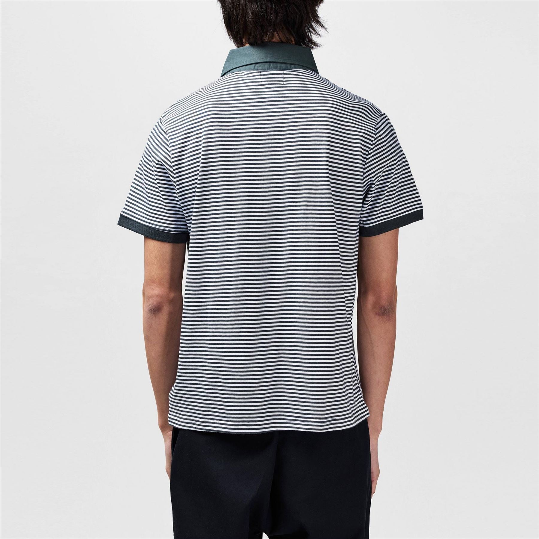 Lee Cooper Mens Stripe Polo