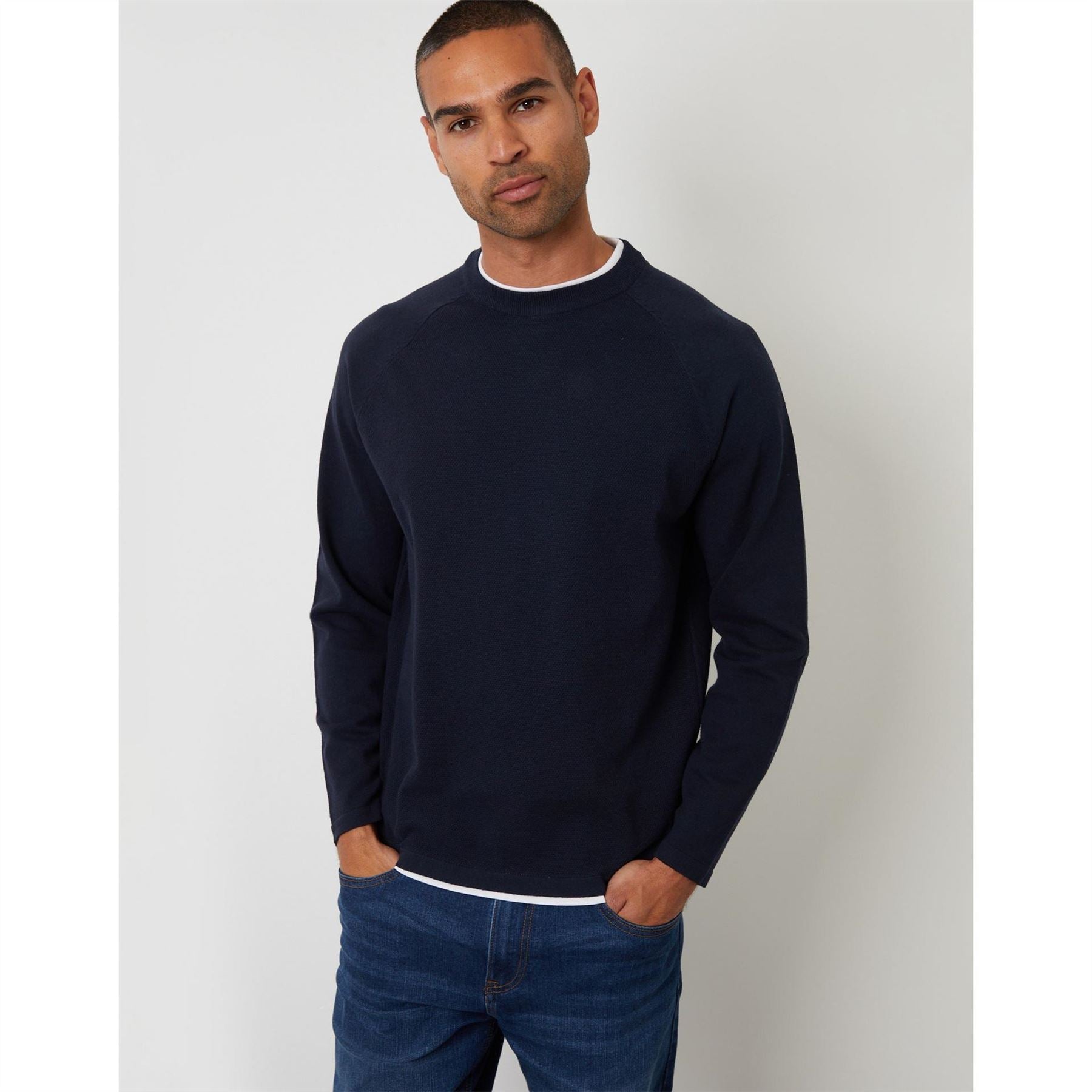Threadbare Trainer Crew Neck Jumper