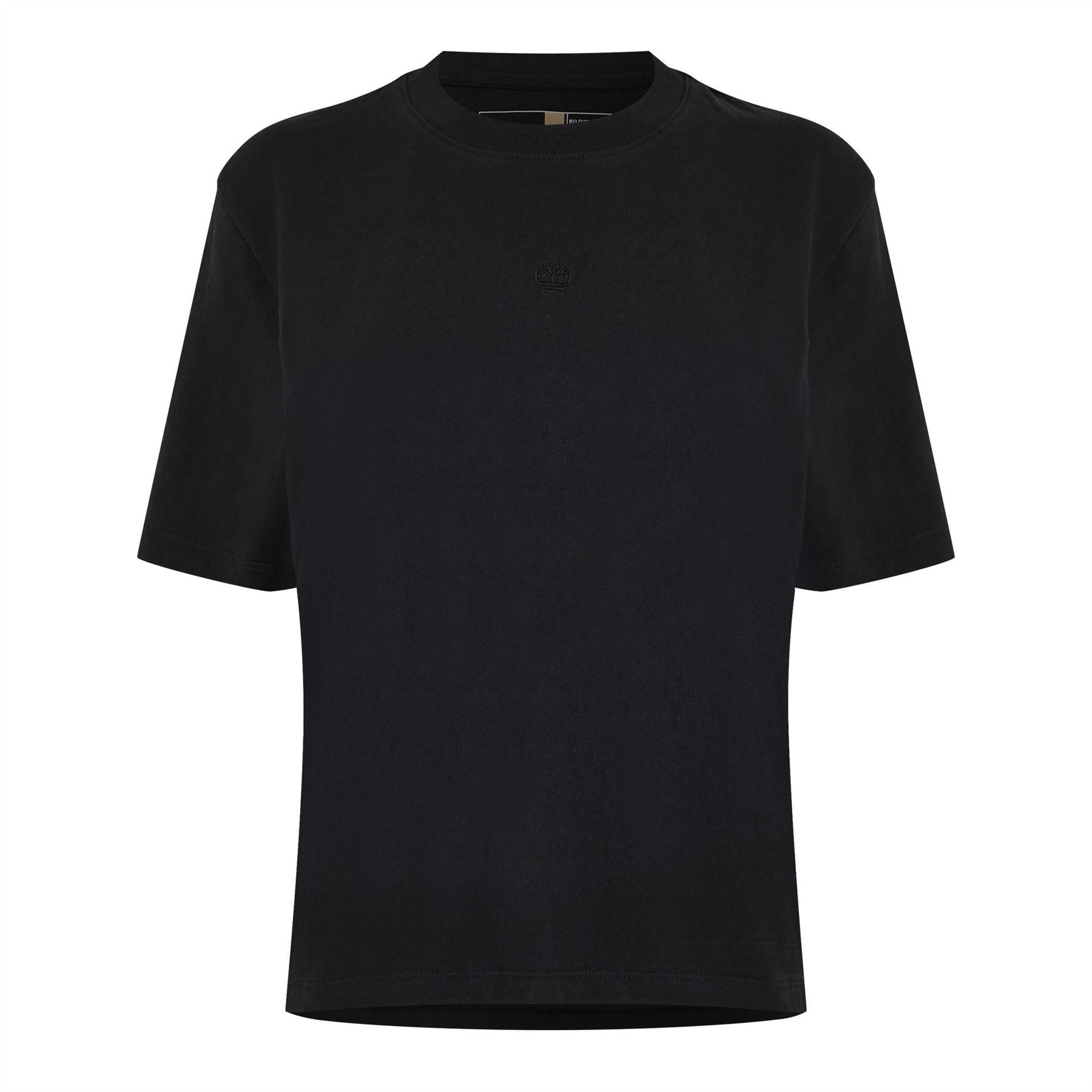 Timberland Cropped Crew Neck Relaxed Fit T-Shirt