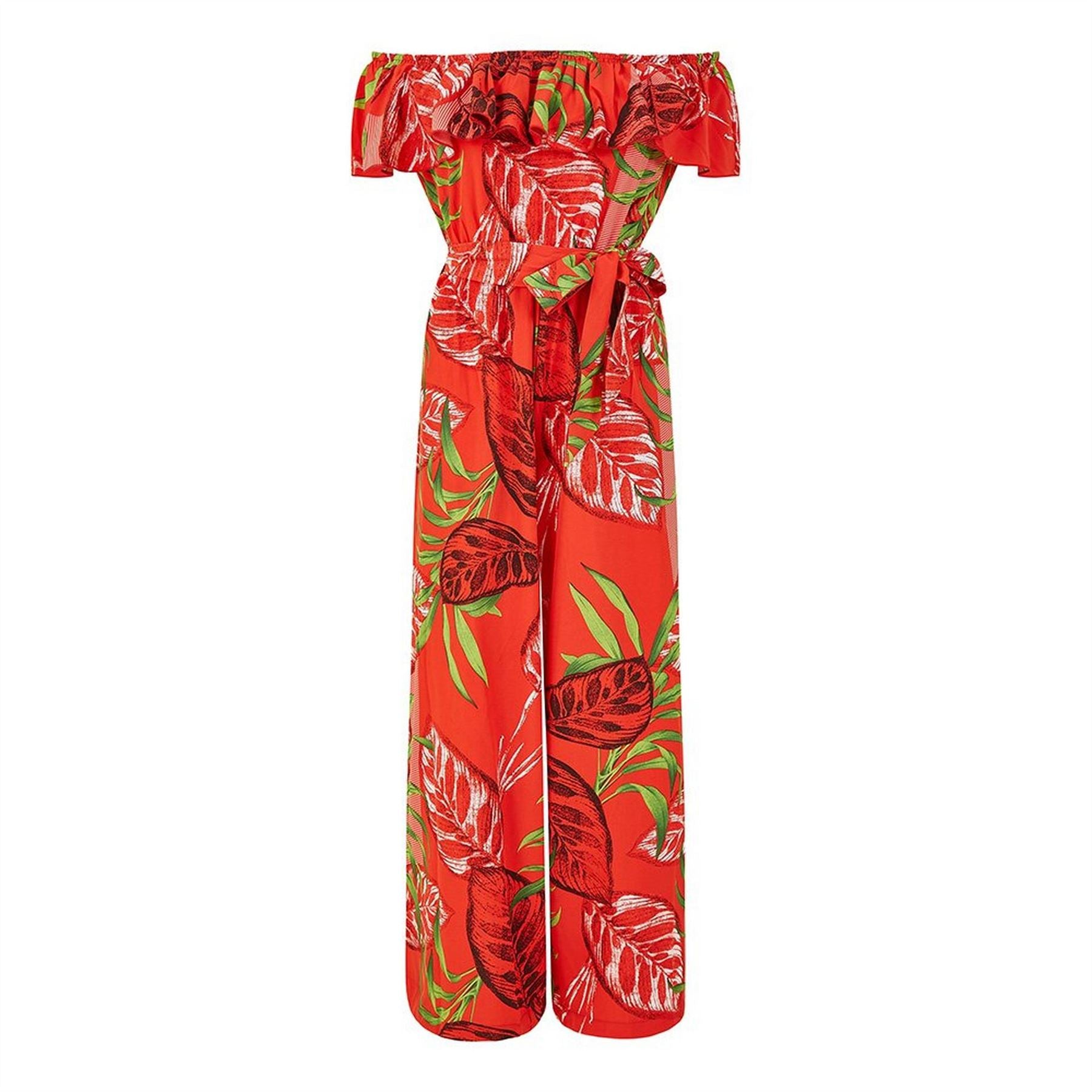 Mela London Bardo Off Shoulder Sleeveless Jumpsuit