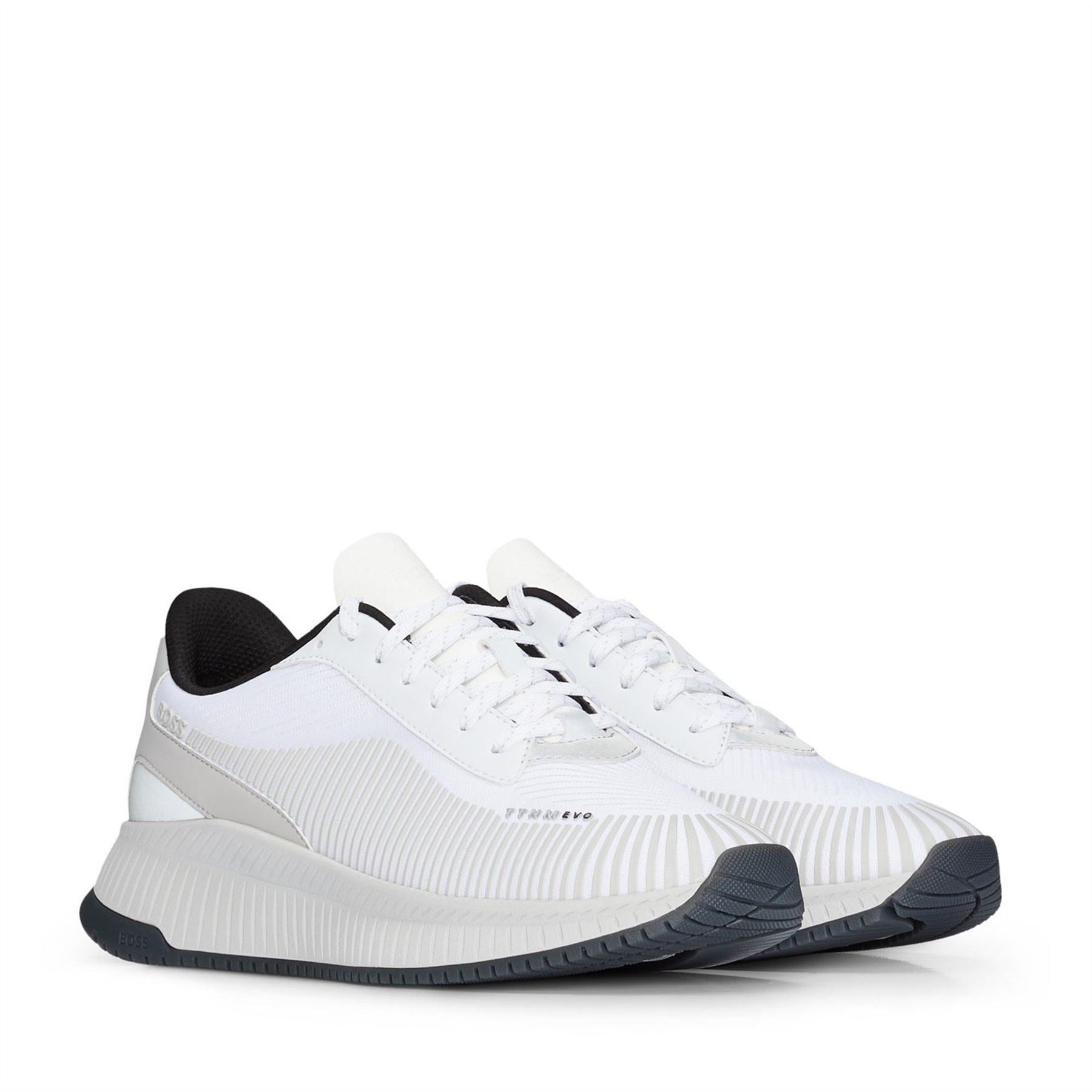 Boss Evo Low Top Stripe Patterned Sneakers