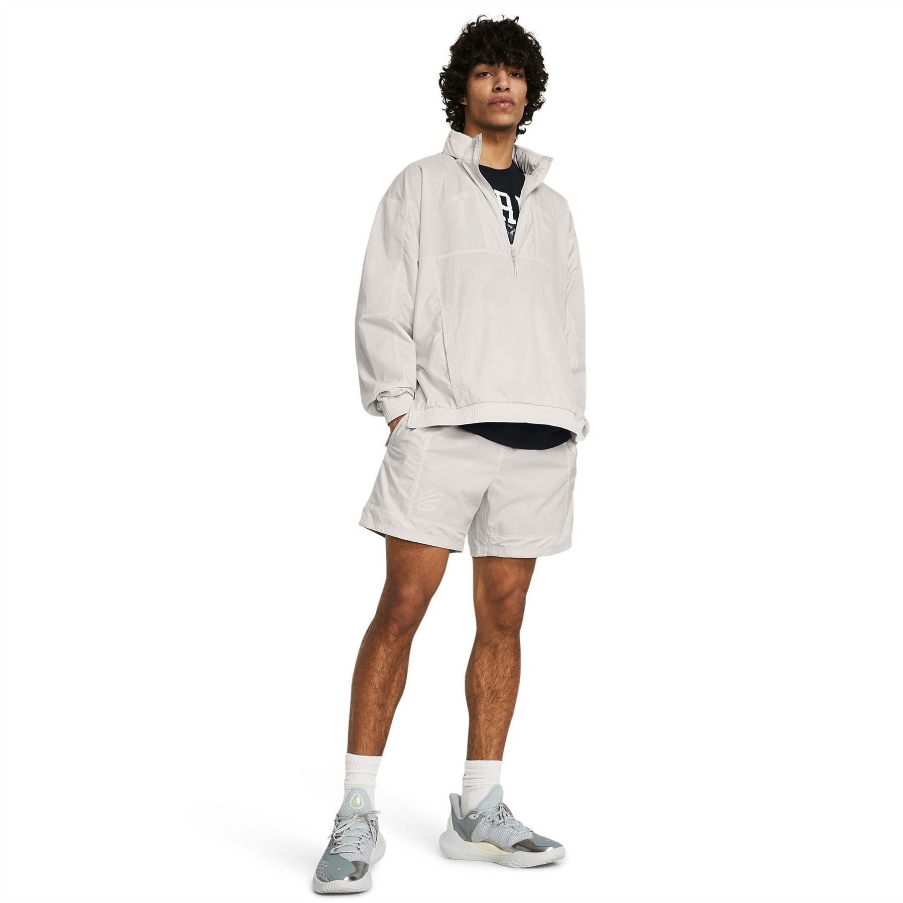 Under Armour Curry Hooded Ribbed Cuff Performance Jacket