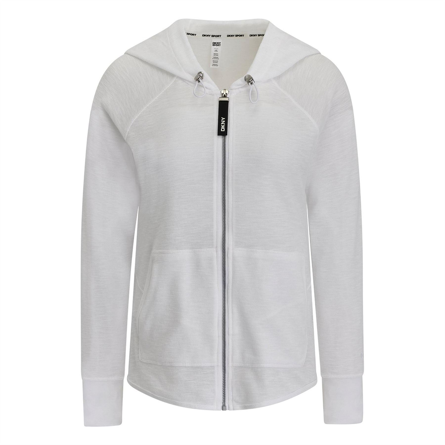 DKNY FulL-Zip Waffle Hoody