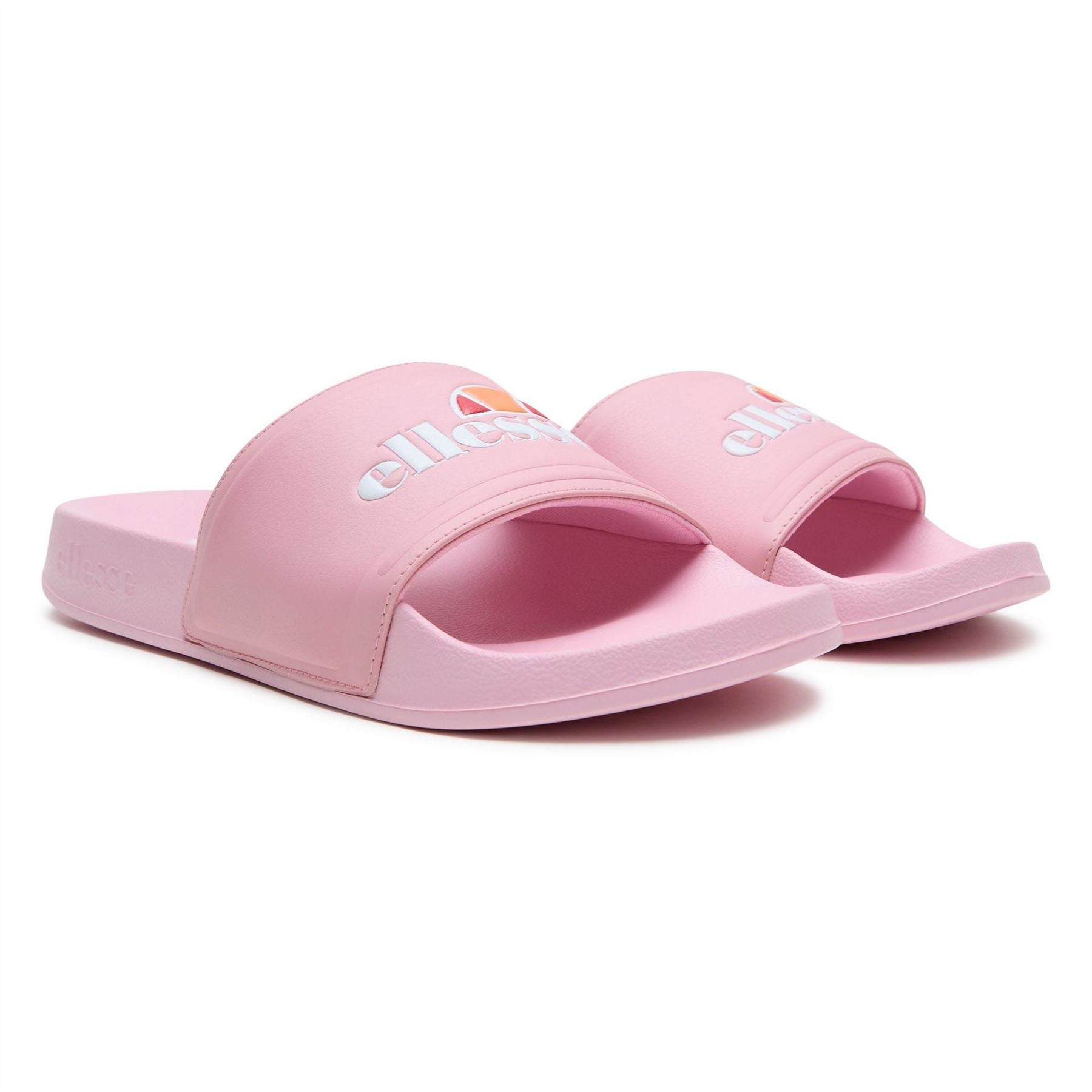 Ellesse Filipp Logo Print Open Toe Slides
