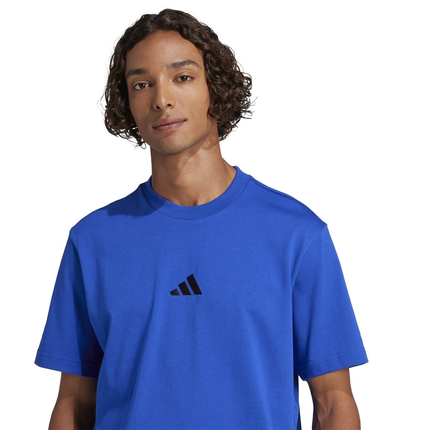 adidas Mens Essentials Single Jersey Logo T-Shirt