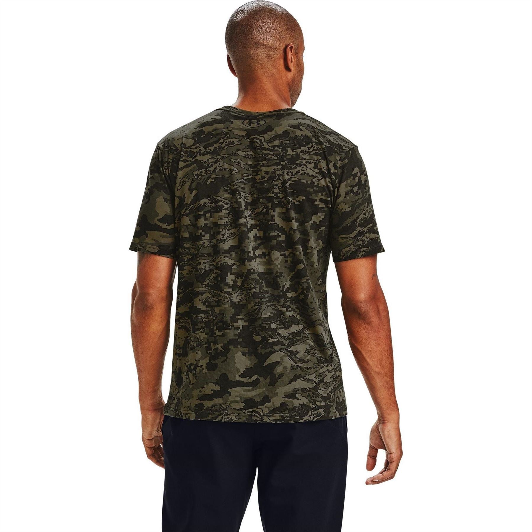 Under Armour Camo Regular Fit Crew Neck Short Sleeve T-Shirt