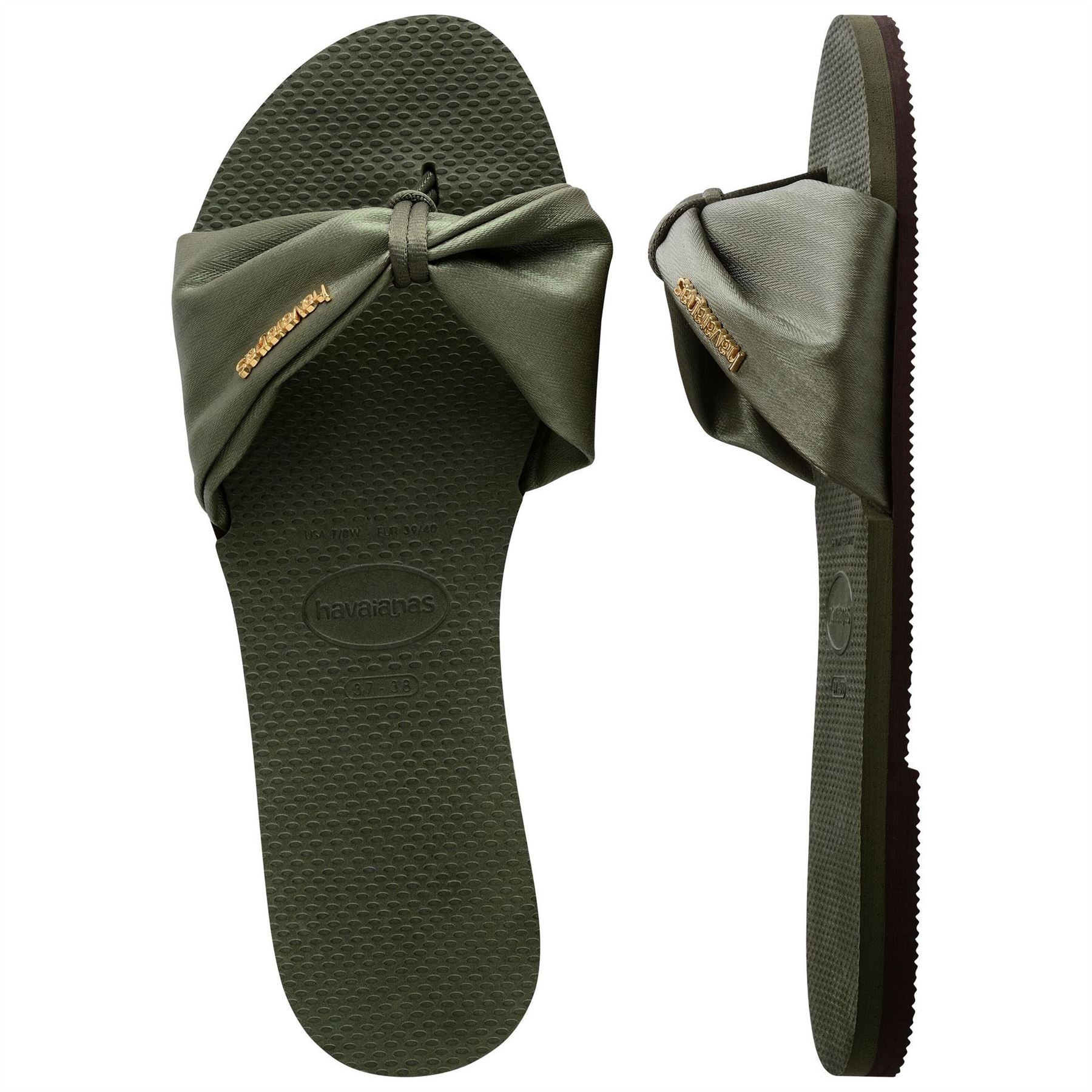 Havaianas Womens Hav. You St Tropez Classic Green 39 Flip Flops