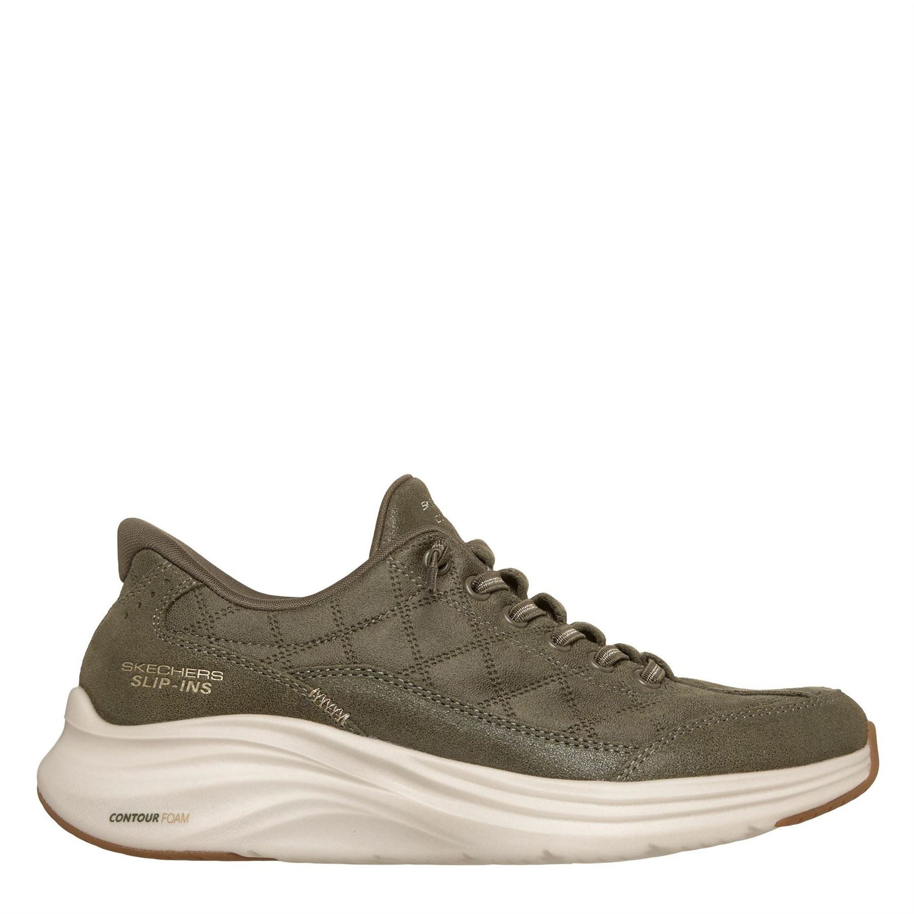 Skechers Cozy Walking Shoes with Lace-Up Closure