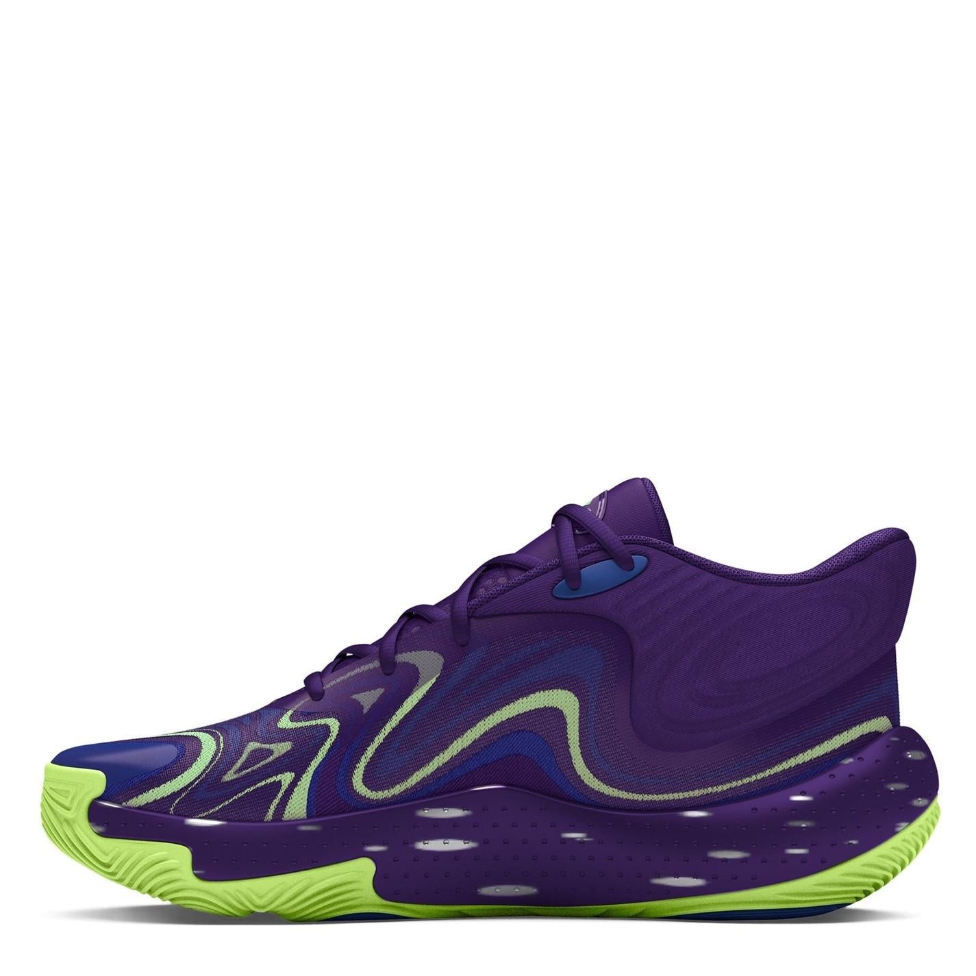 Under Armour Spawn 6 Mid Graphic Print Basketball Trainers