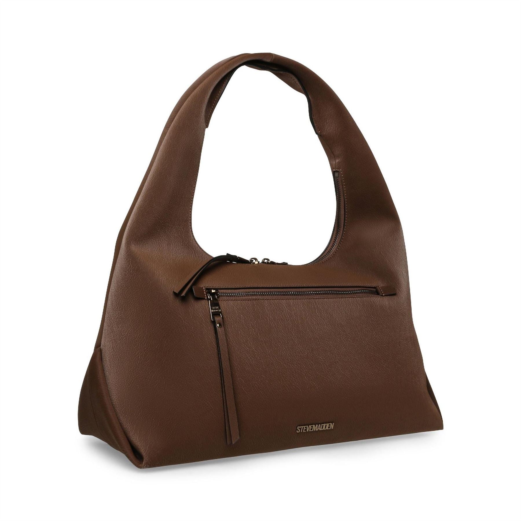 Steve Madden Crescent Shape Hobo Bag with Gold and Silver Hardware